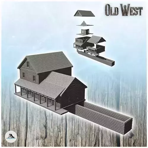 Lee and Gordon mill Chickamauga Georgia - Cowboy USA America ACW