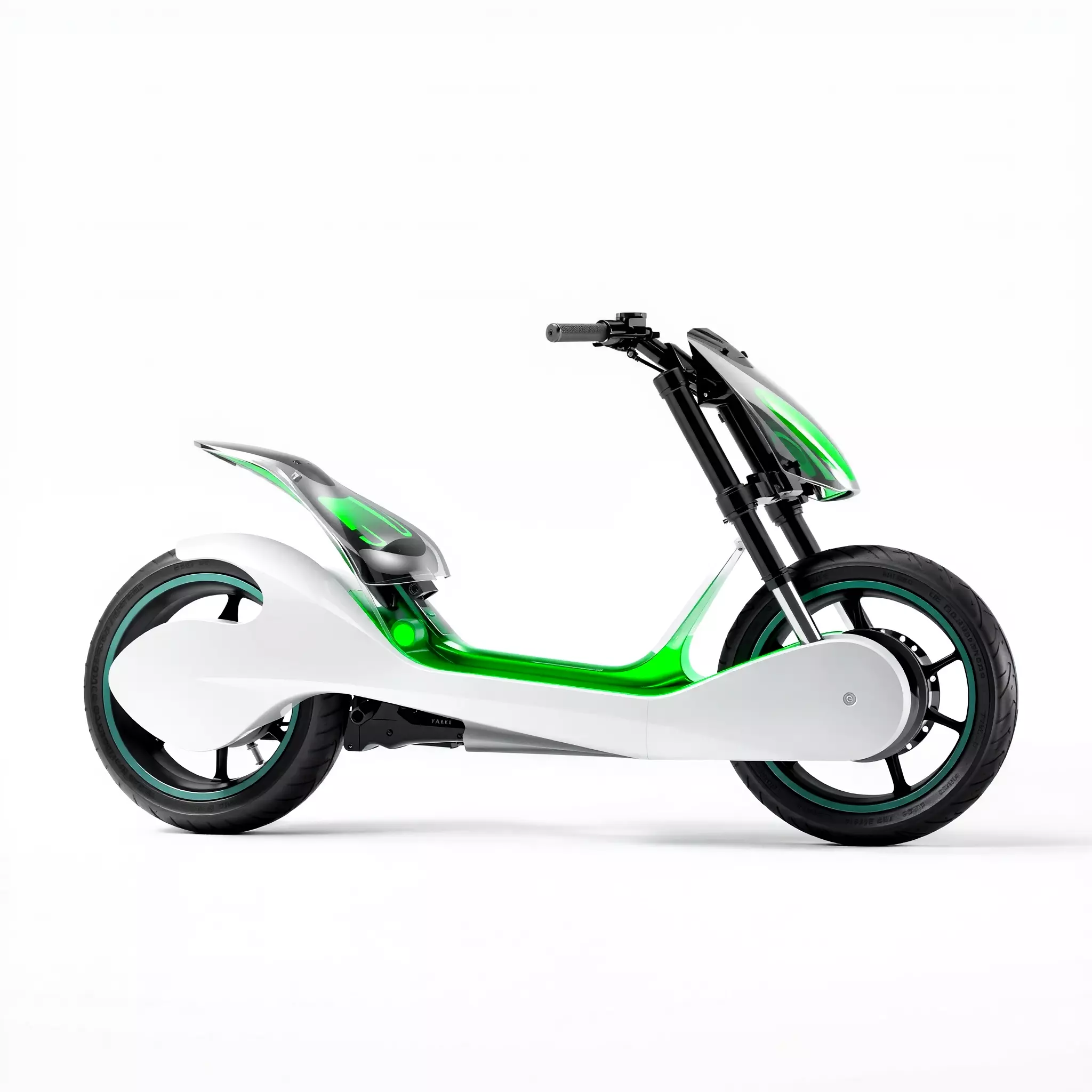 Futuristic Electric Scooter model pack Low-poly 3D model_3