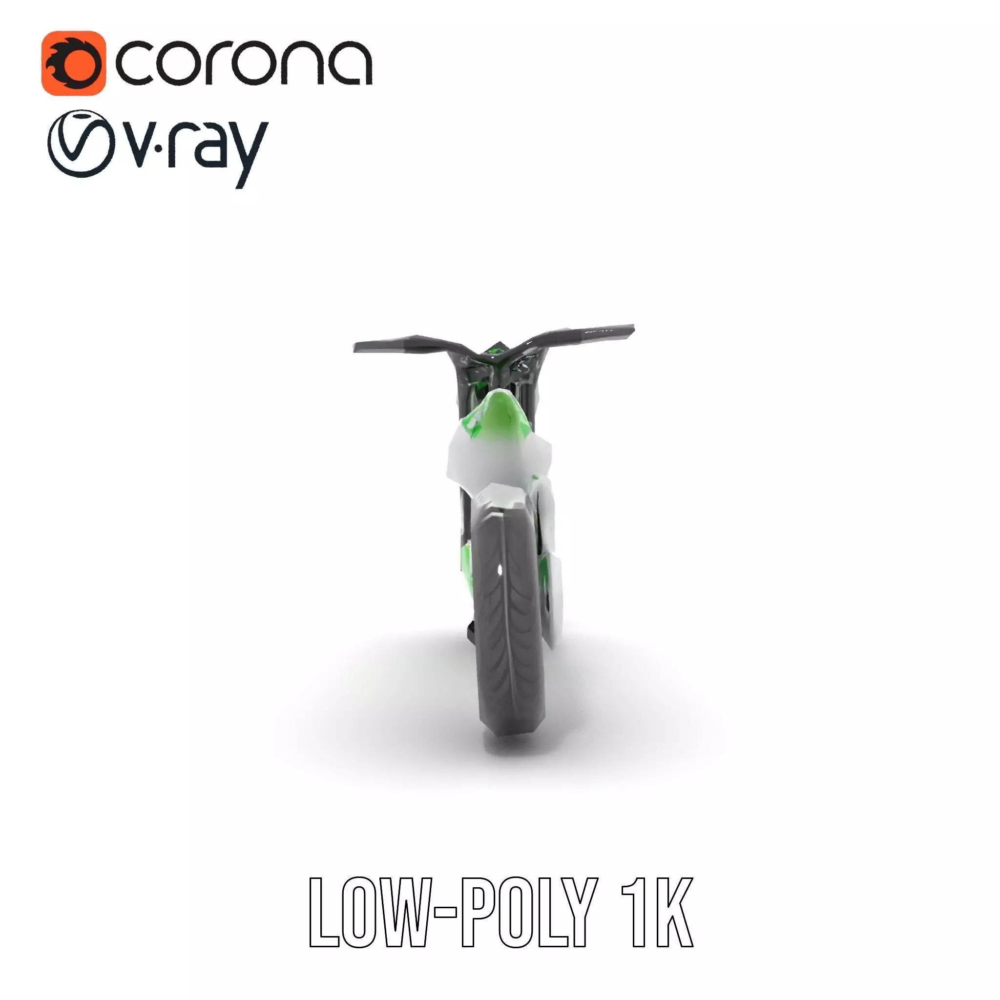 Futuristic Electric Scooter model pack Low-poly 3D model_26