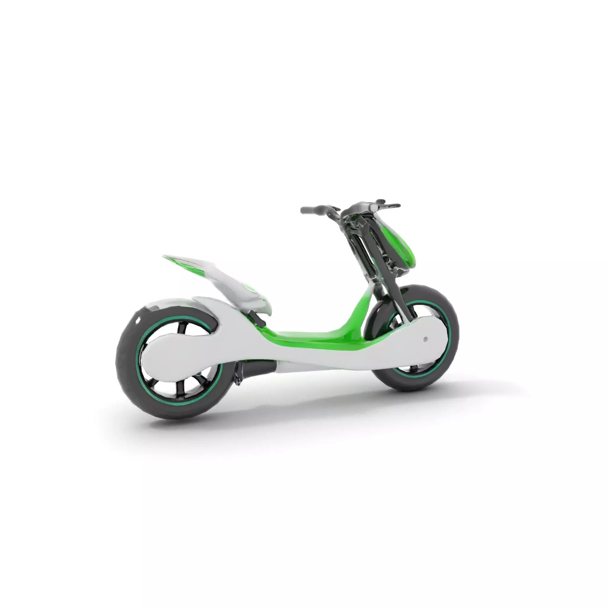 Futuristic Electric Scooter model pack Low-poly 3D model_6
