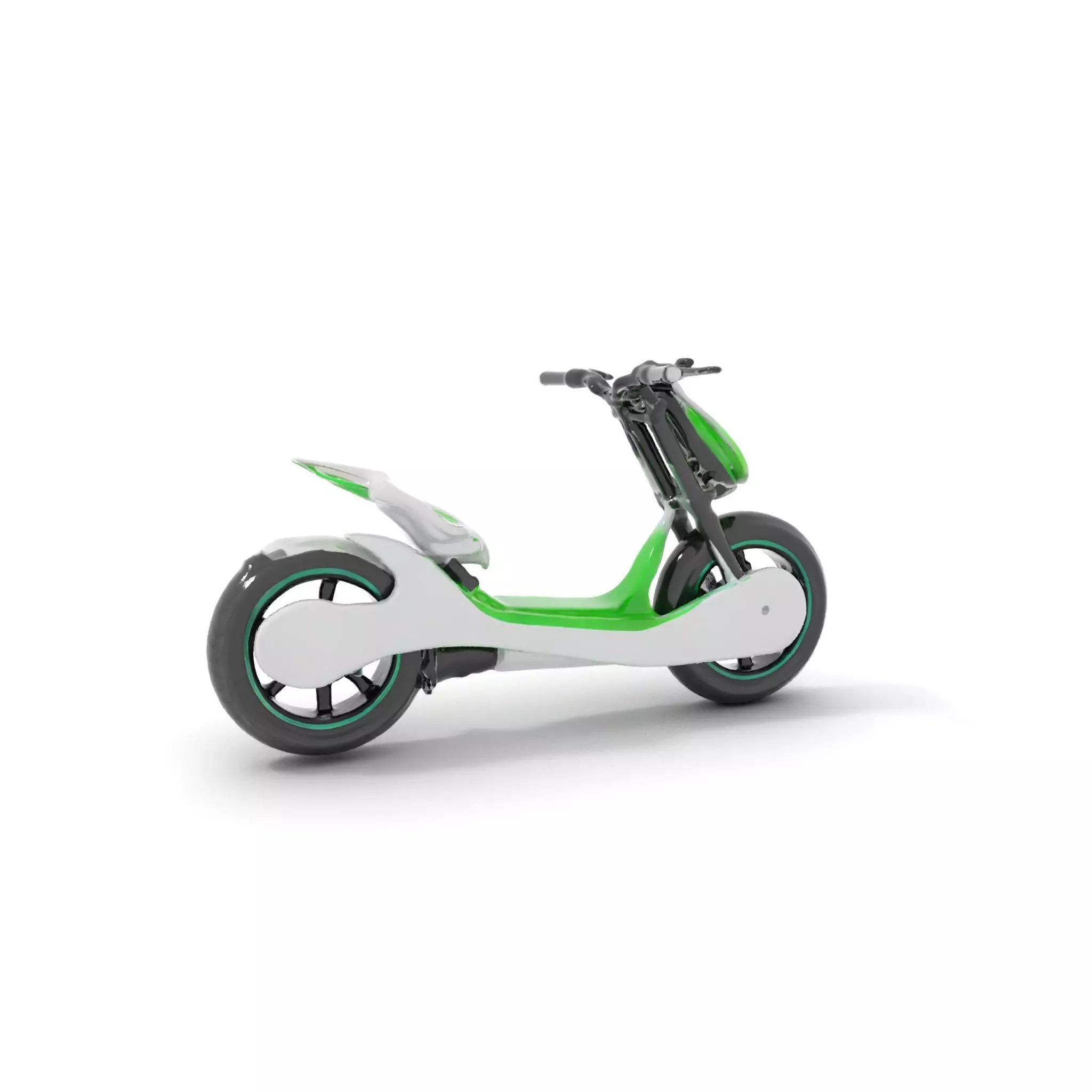 Futuristic Electric Scooter model pack Low-poly 3D model_0