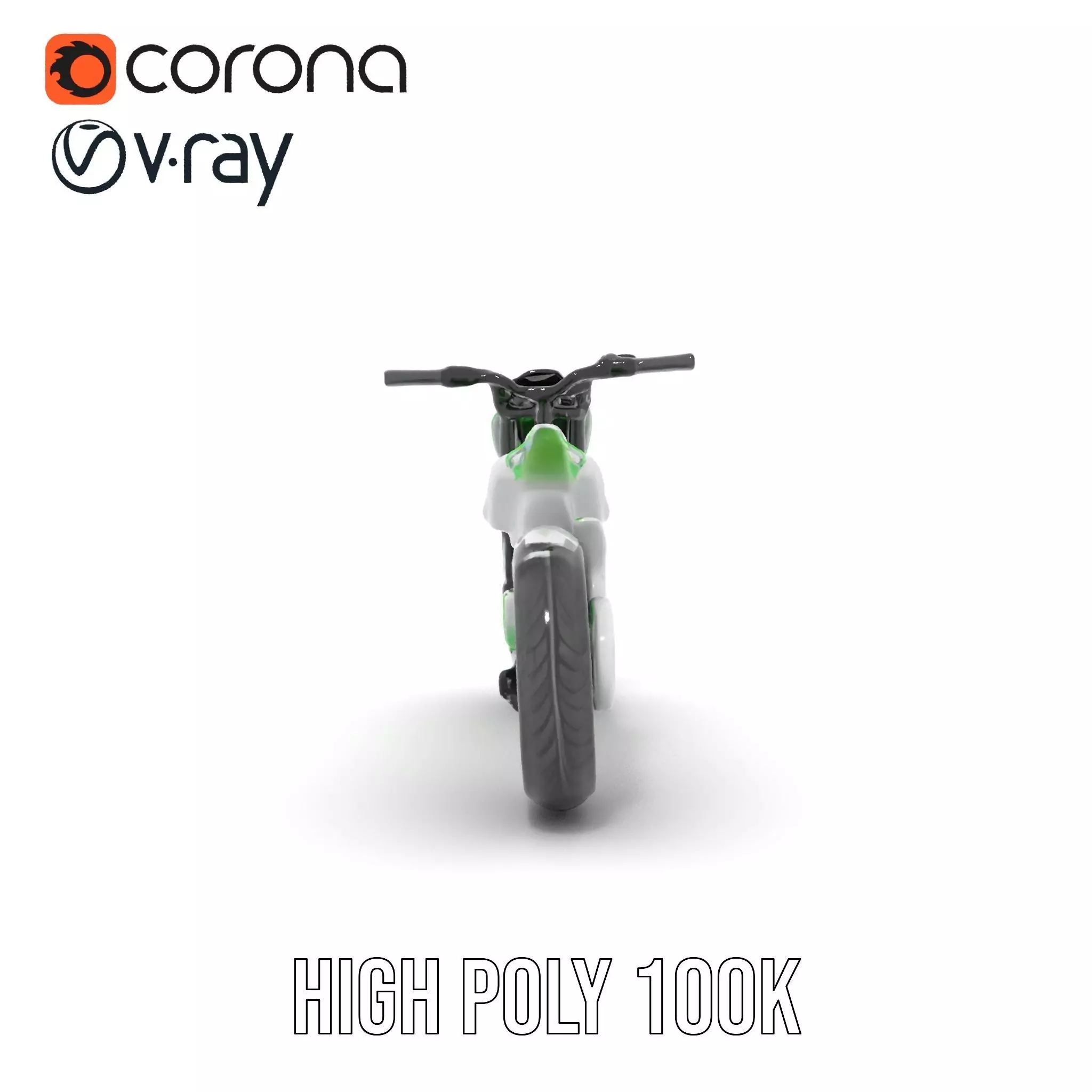 Futuristic Electric Scooter model pack Low-poly 3D model_33