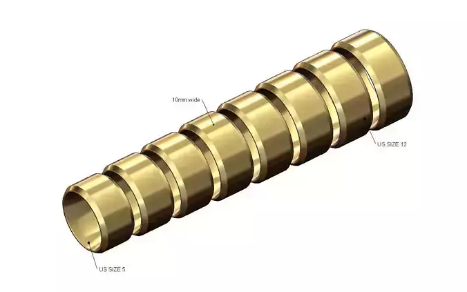 10mm flat chamfered comfort fit wedding band US sizes 5to12 