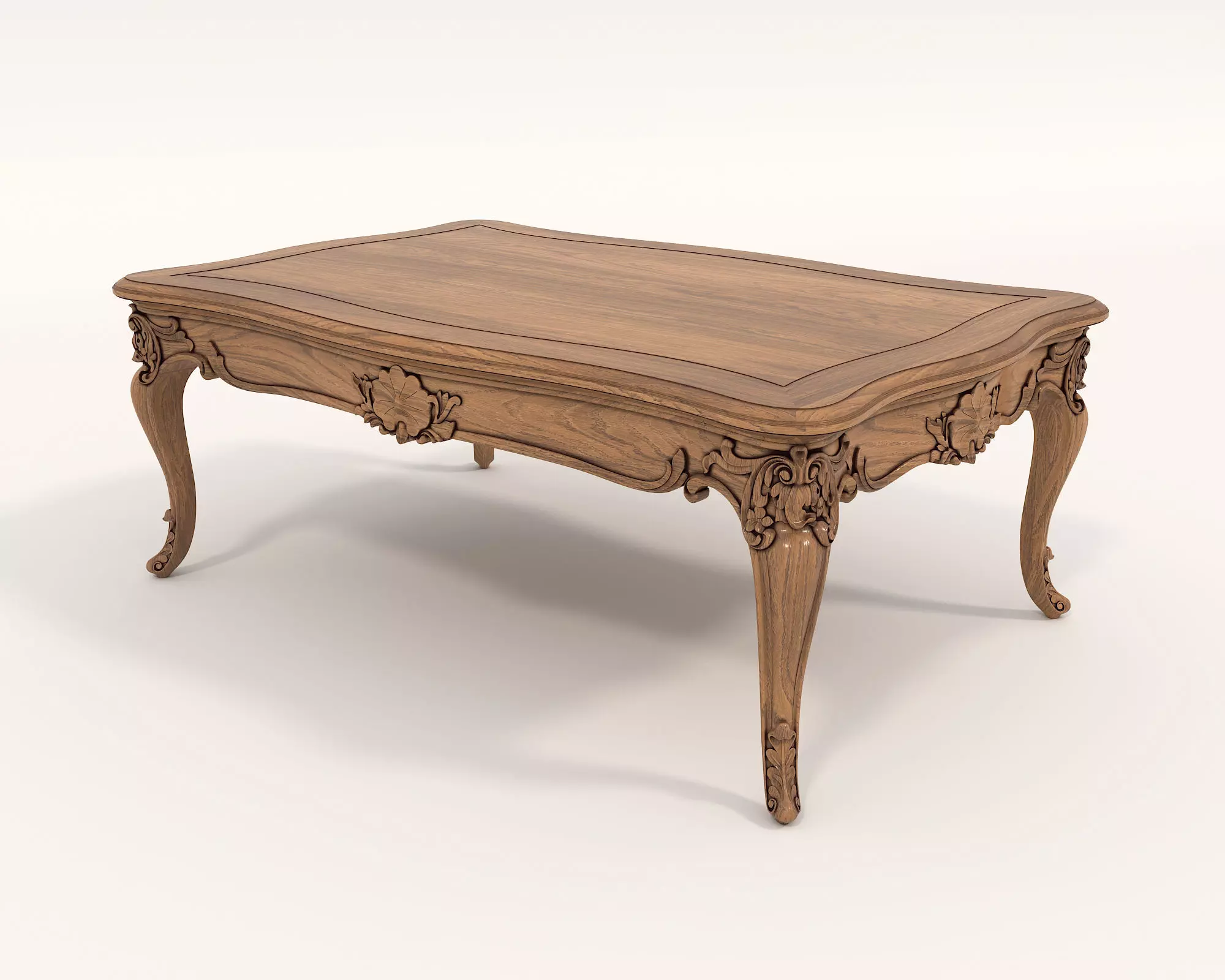 Classic European style Sofa and Armchair set 5 3D model_6