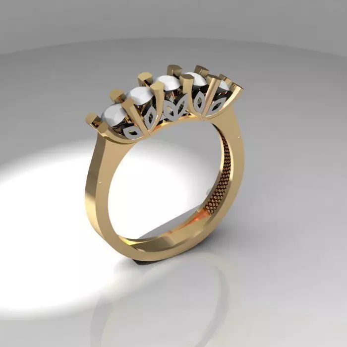 10ring new solitaire  3D print model_0