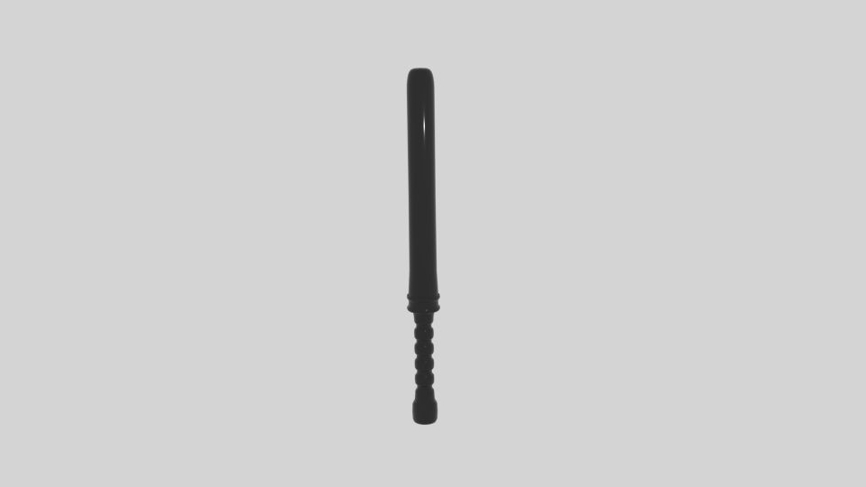 Bat Grip Hit Low-poly 3D model_4
