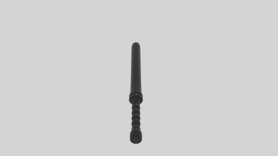 Bat Grip Hit Low-poly 3D model_3
