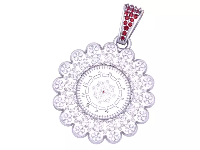 FLOWER PENDANT 3D PRINATBLE MODEL Free 3D print model