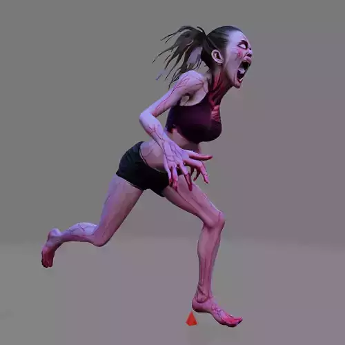 Cursed Sprinter Stylized Horror Runner 3D Model 3D print model Cursed Sprinter Stylized Horror Runner 3D Model 3D print model