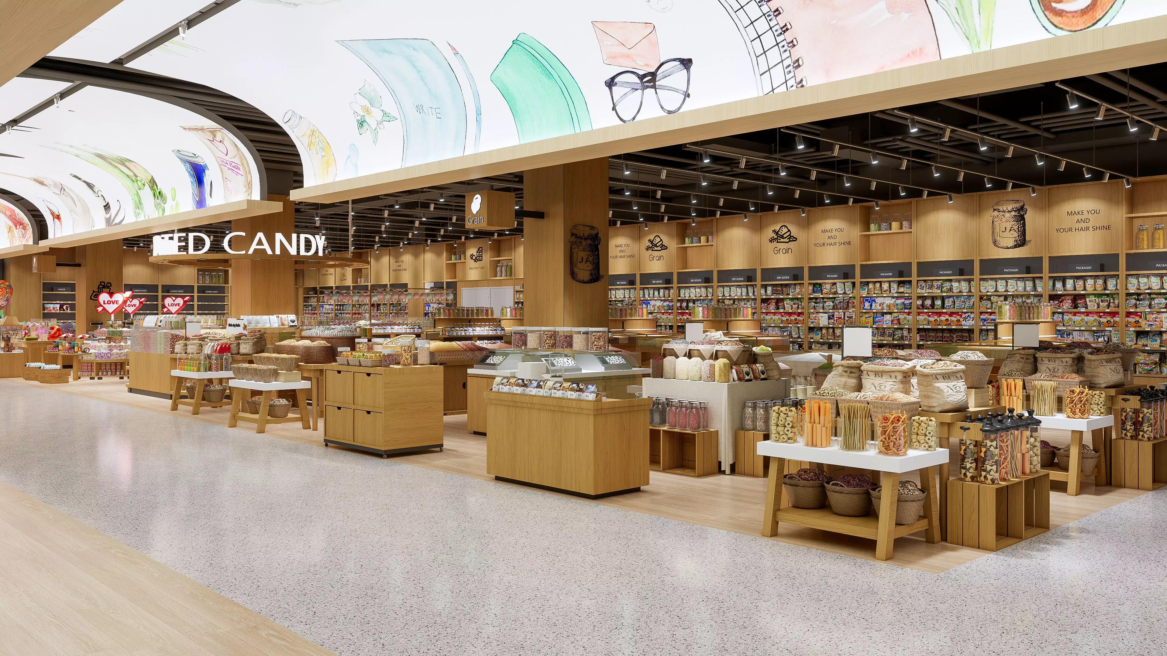 Supermarket  Hypermarket   Convenience Store 1 3D model_2