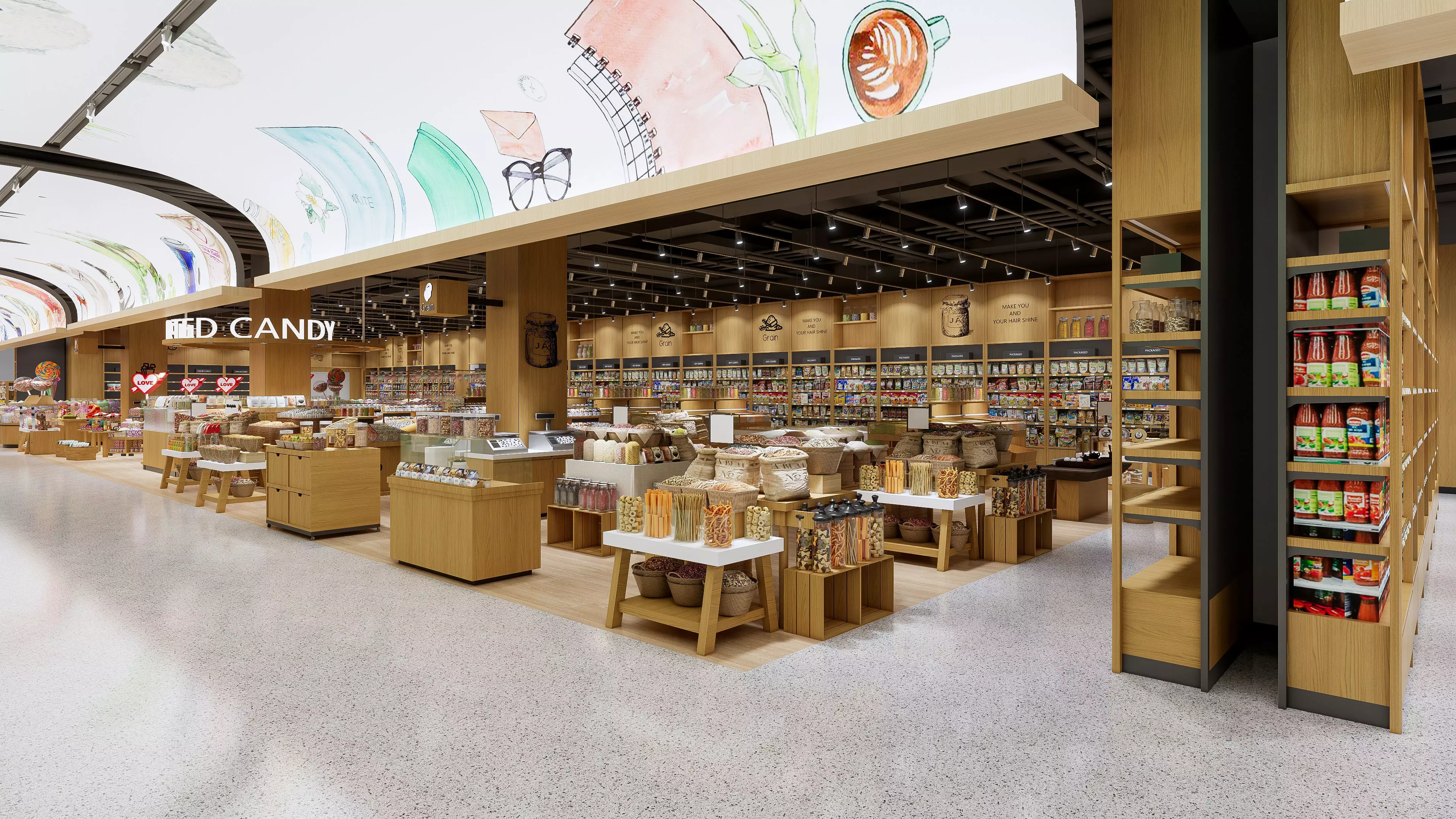 Supermarket  Hypermarket   Convenience Store 1 3D model_5