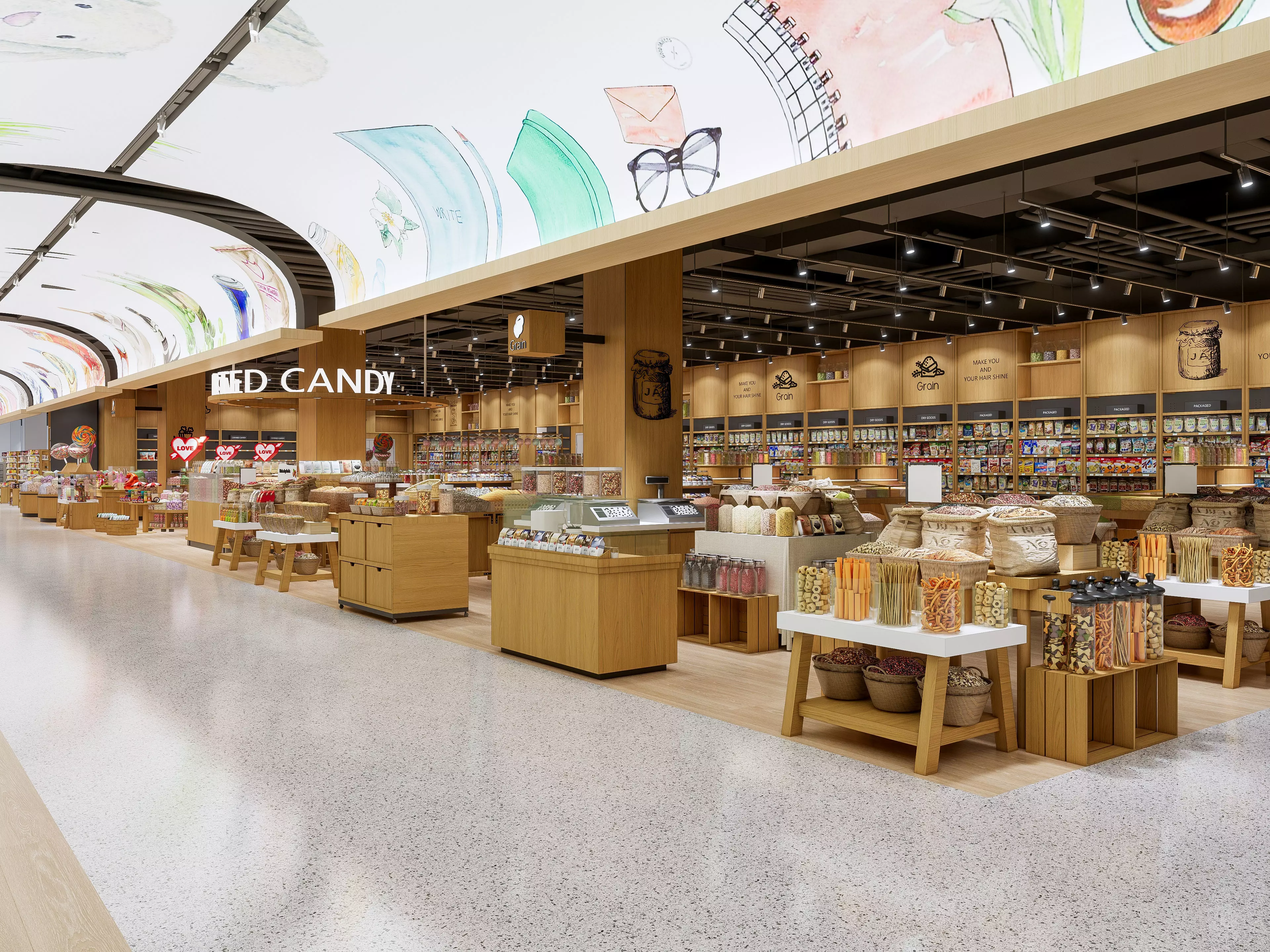 Supermarket  Hypermarket   Convenience Store 1 3D model_0