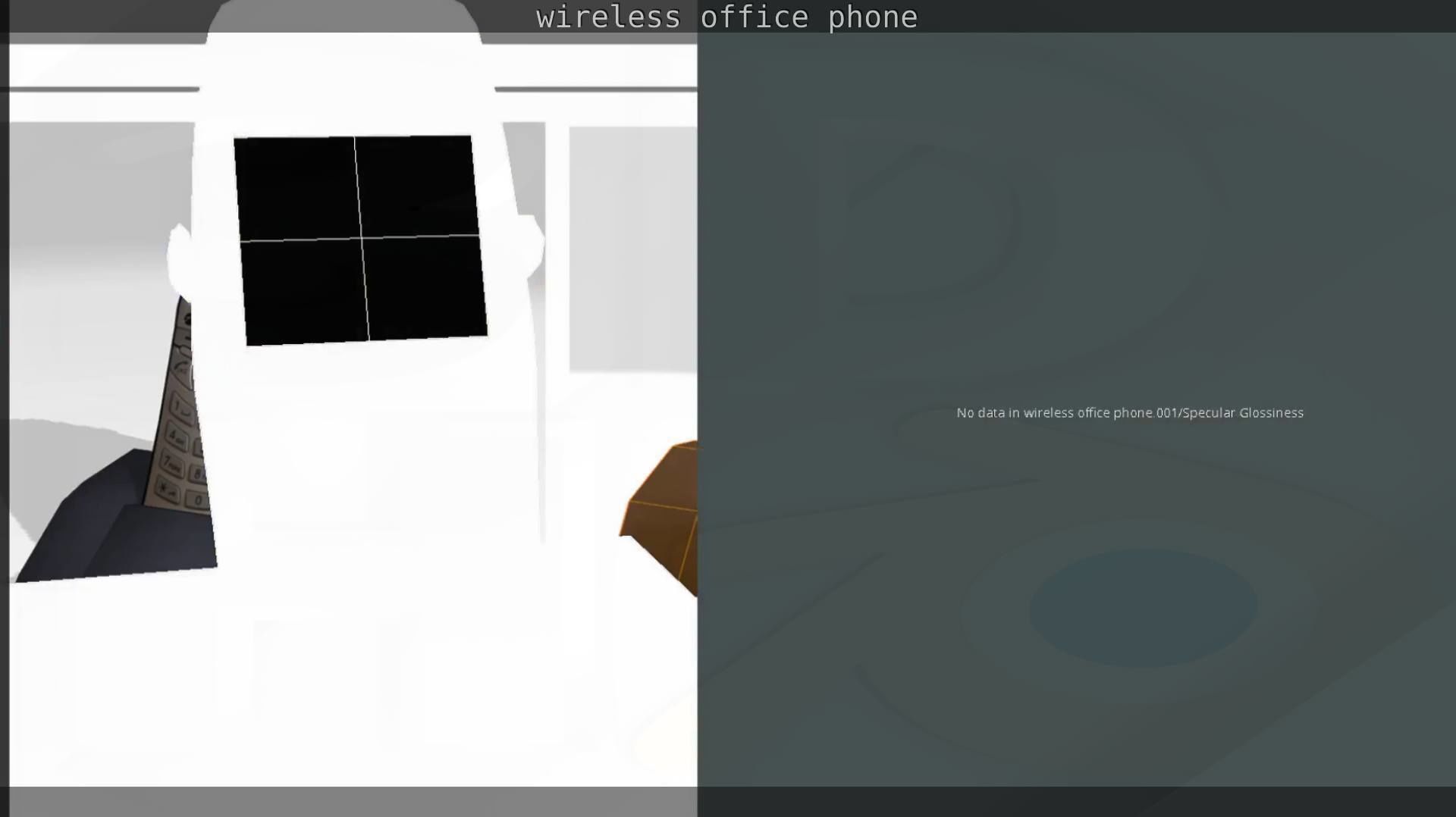 Wireless phone low-poly  Low-poly 3D model_41