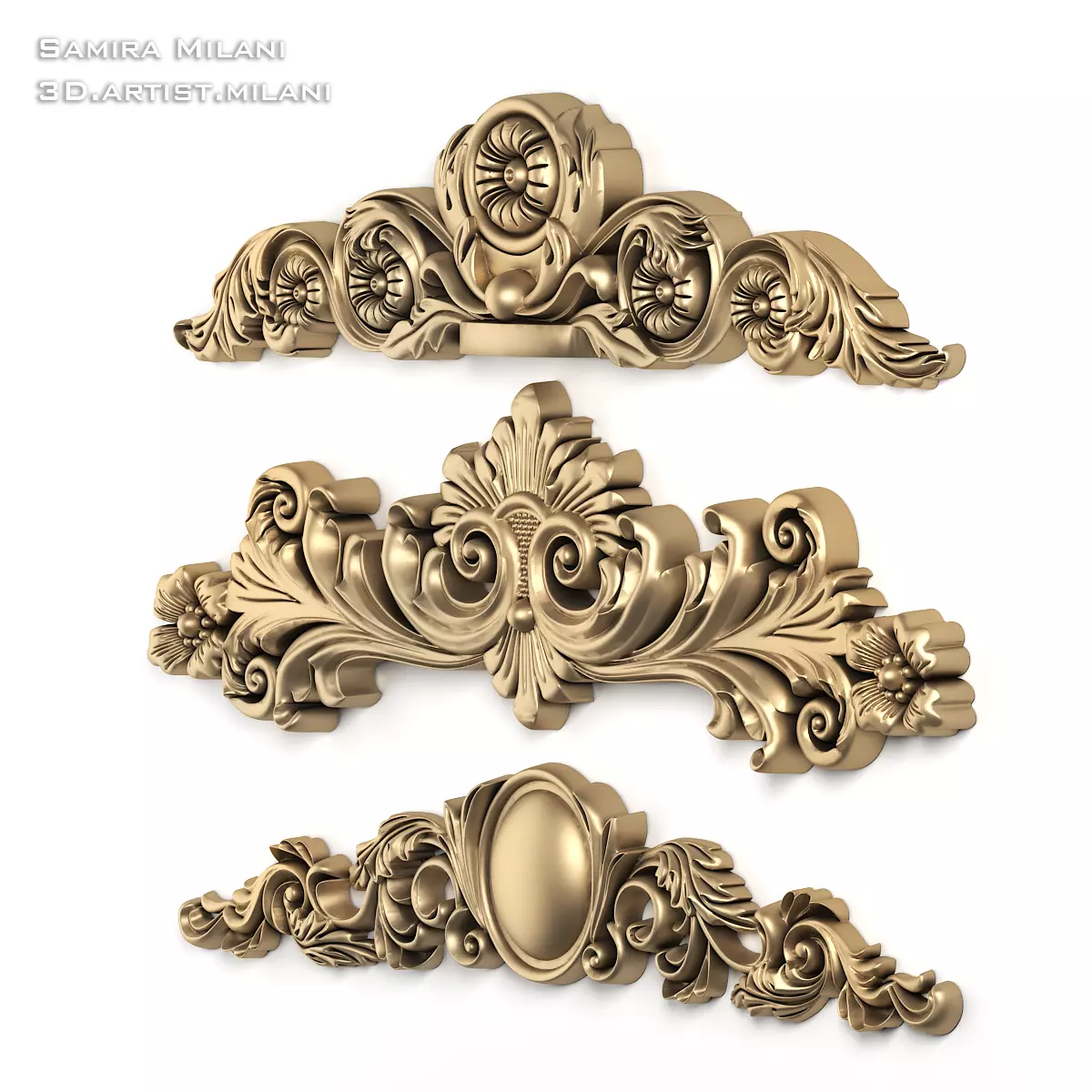 Ornament Pack 1 3D model_6