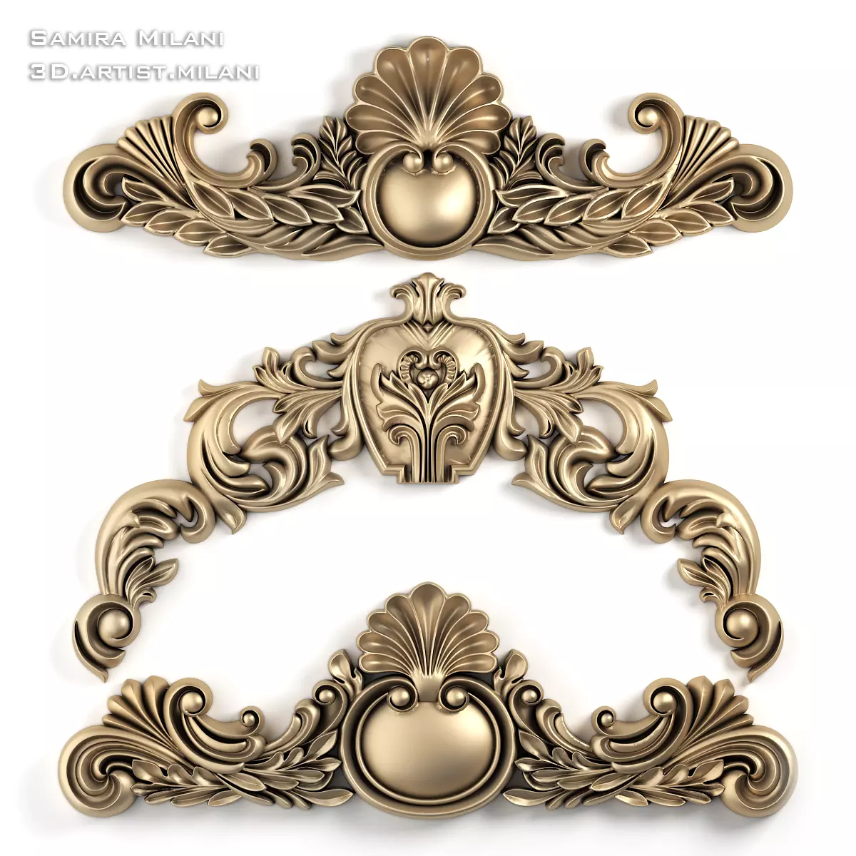 Ornament Pack 1 3D model_7