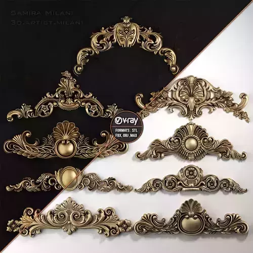 Ornament Pack 1 3D model