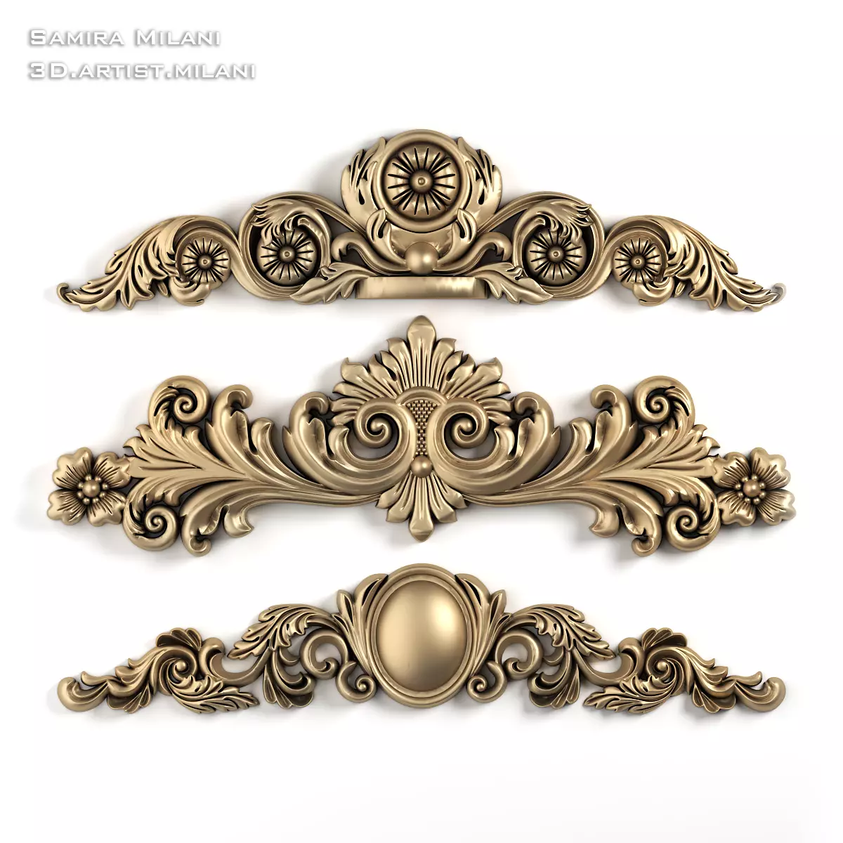 Ornament Pack 1 3D model_5