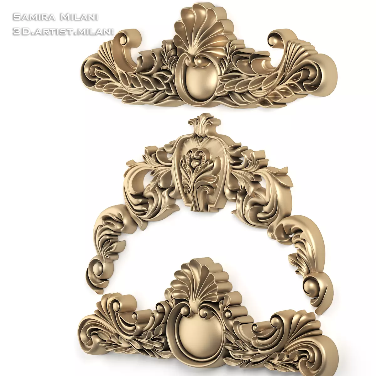 Ornament Pack 1 3D model_8