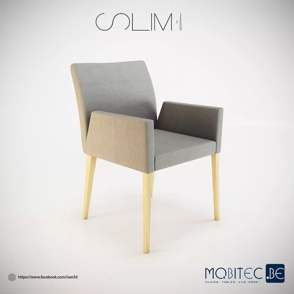Mobitec Slim chair 3D model