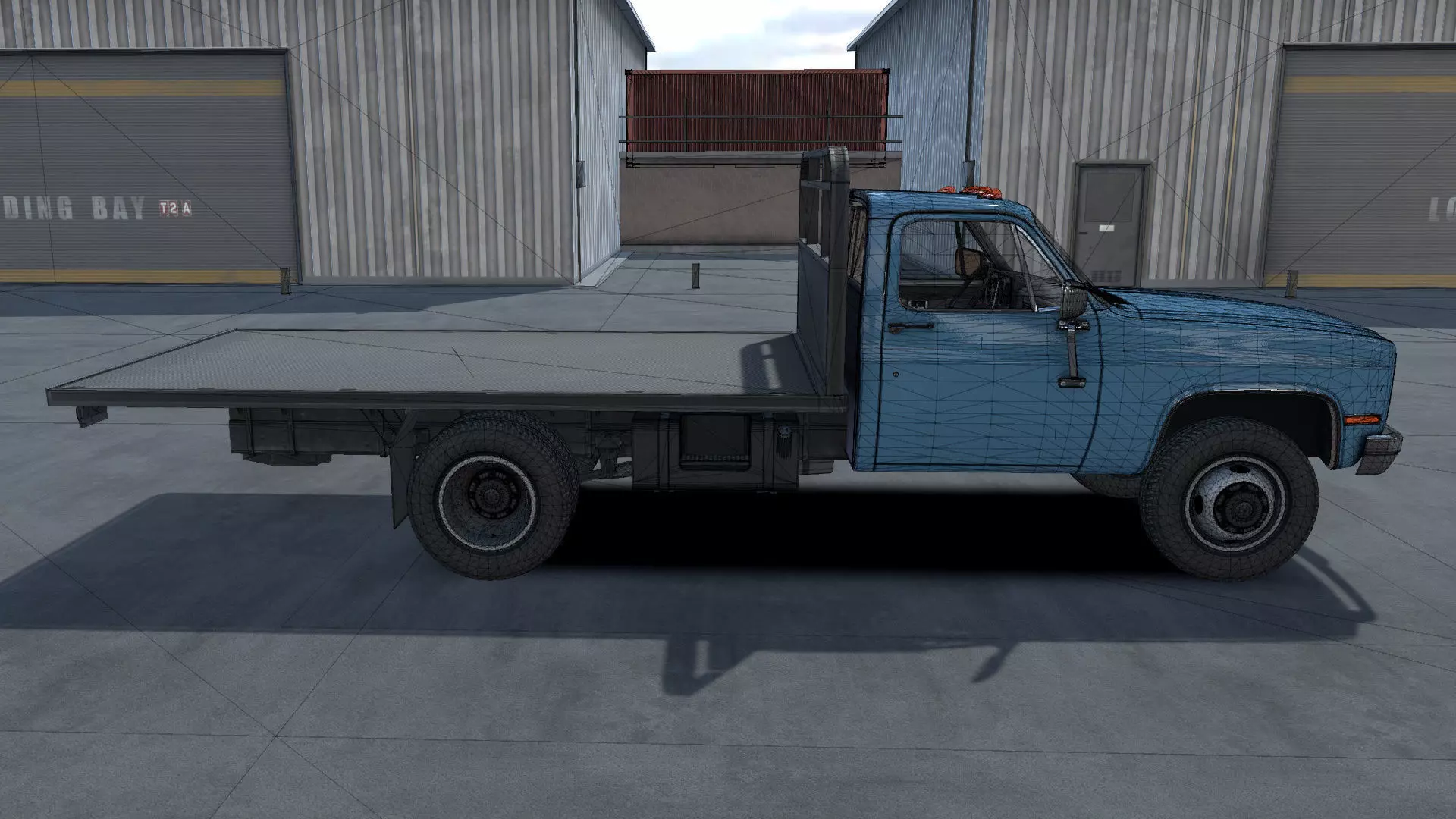 Stack farmer pickup truck unity asset Low-poly 3D model_21