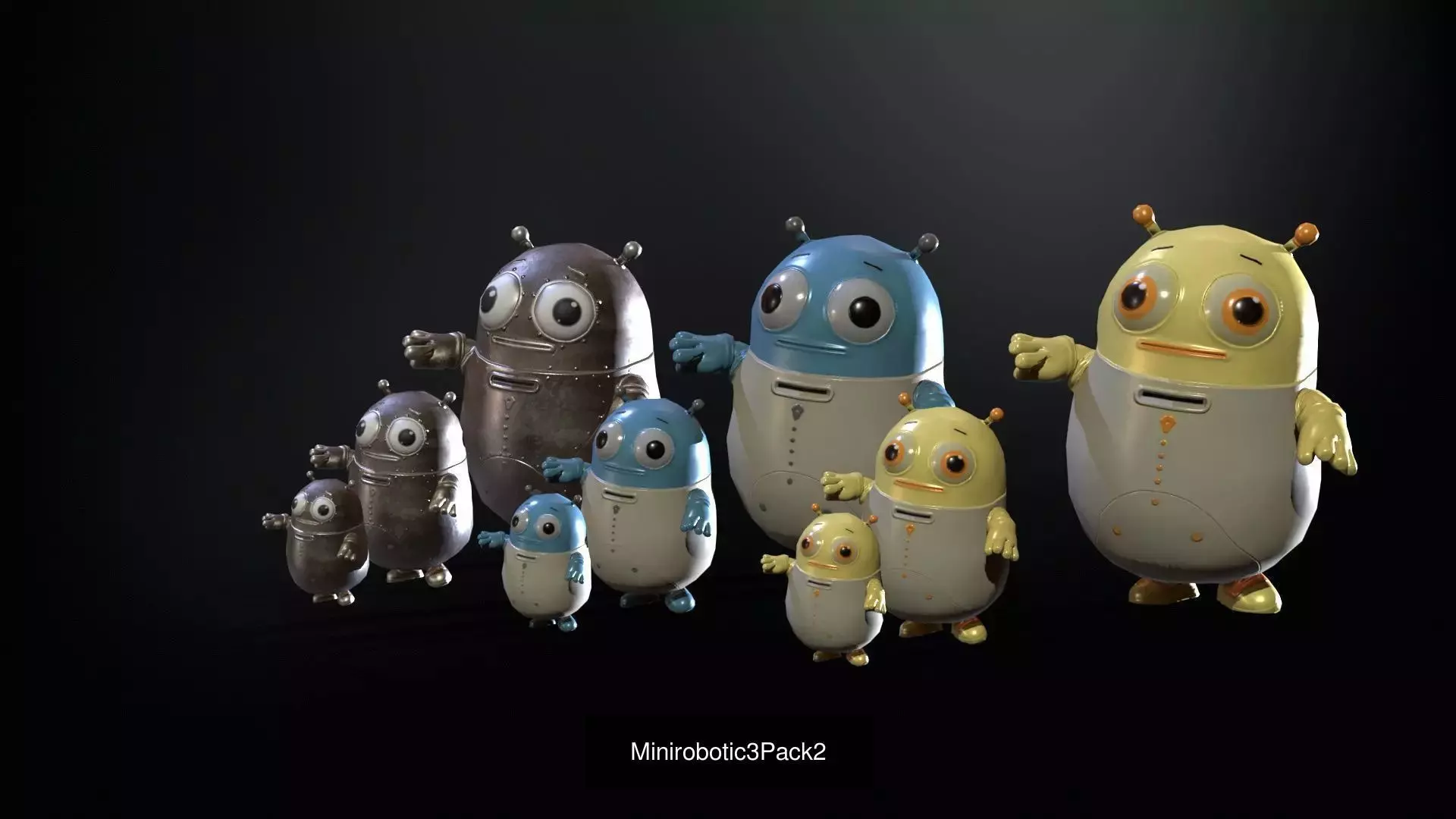 MiniroboticPack2 3D Model Collection_12