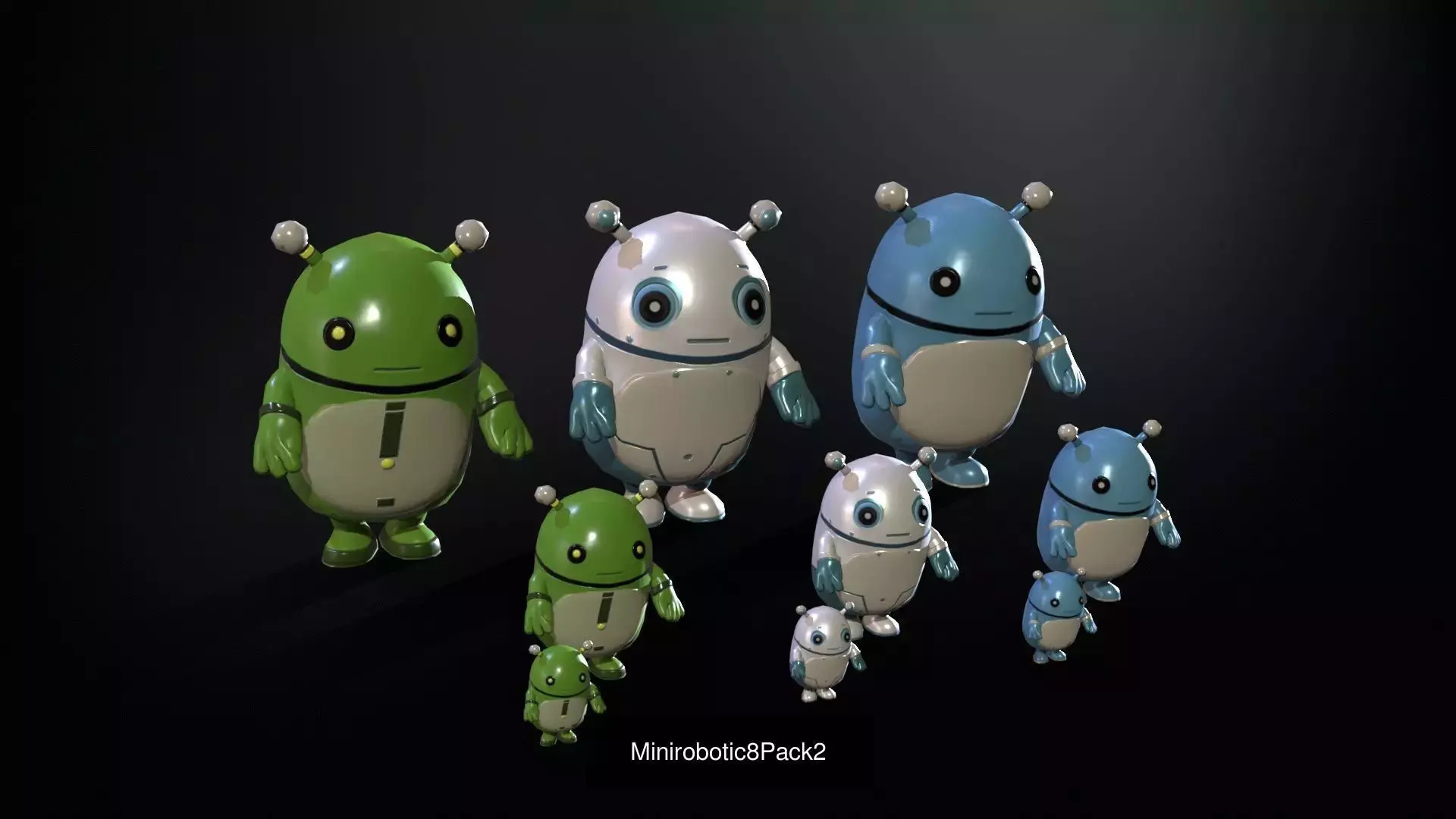 MiniroboticPack2 3D Model Collection_17