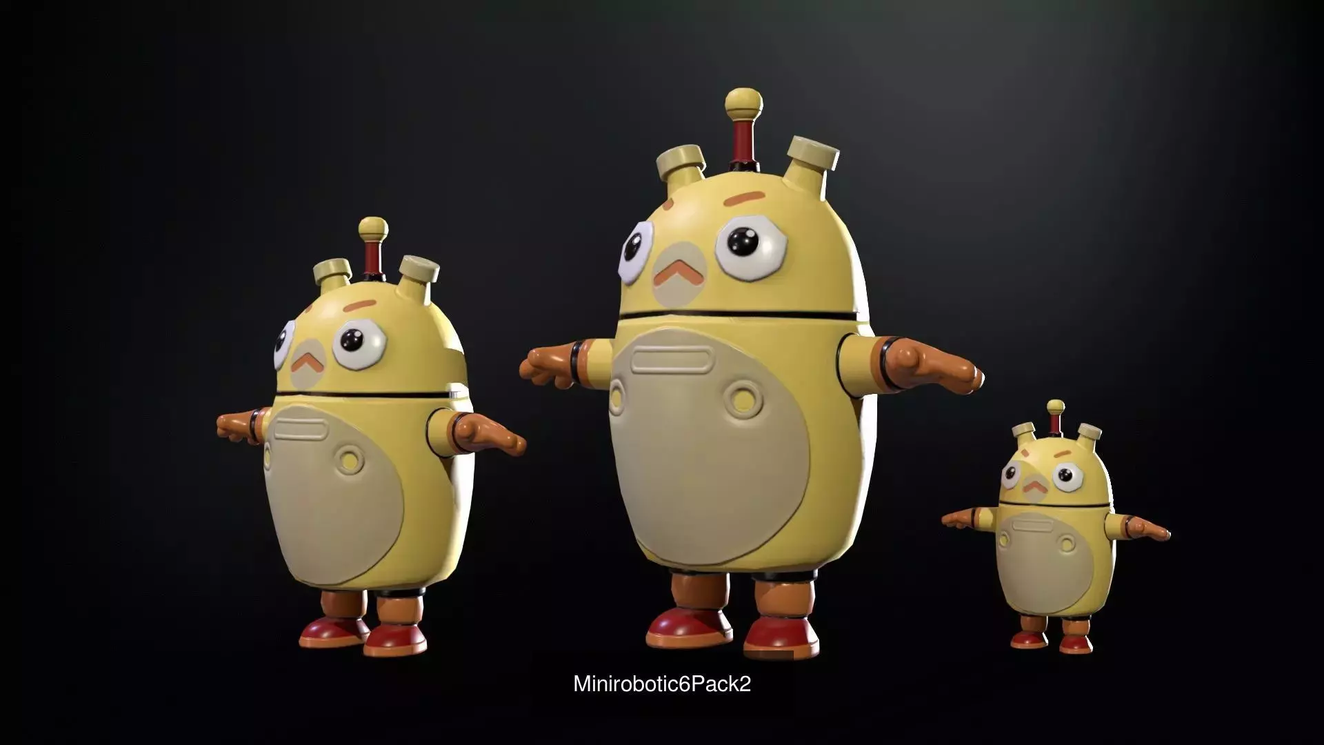 MiniroboticPack2 3D Model Collection_15