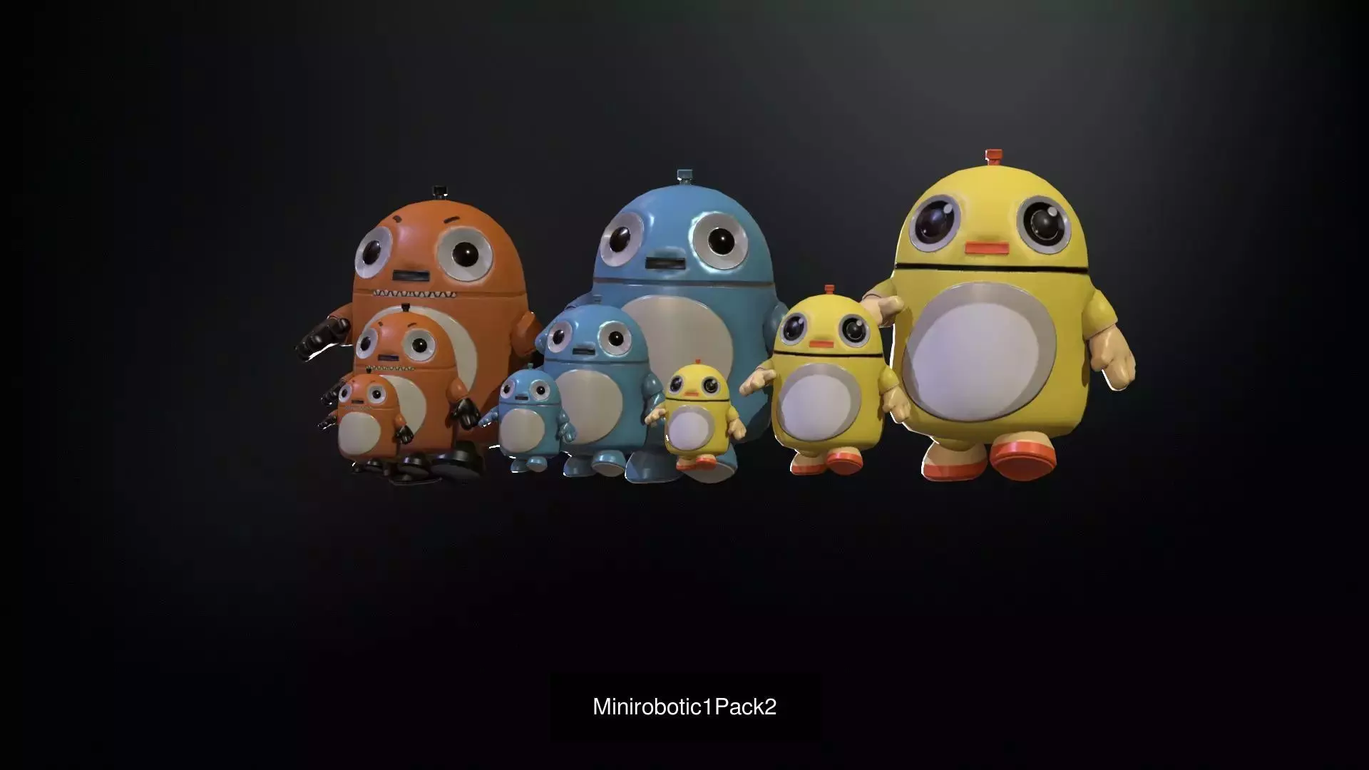 MiniroboticPack2 3D Model Collection_11