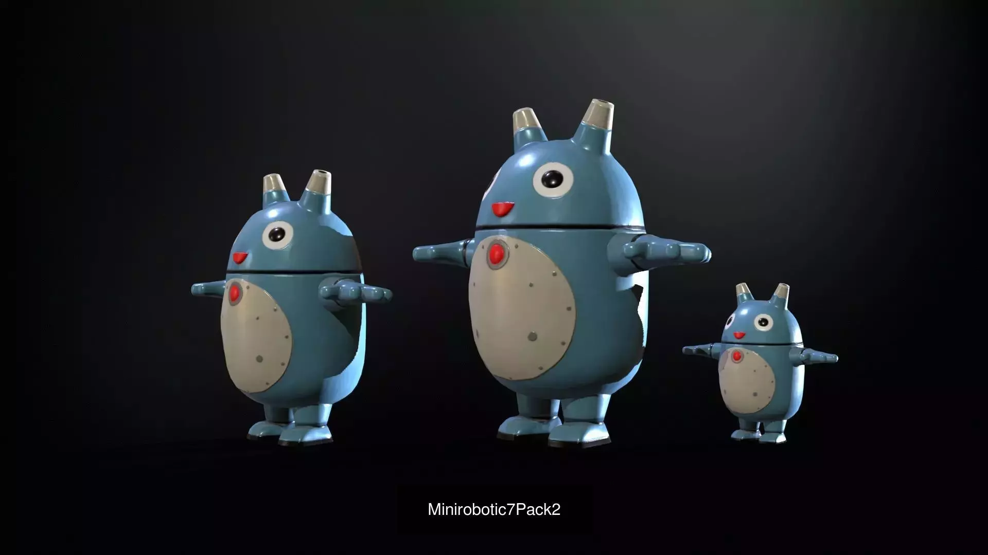 MiniroboticPack2 3D Model Collection_16