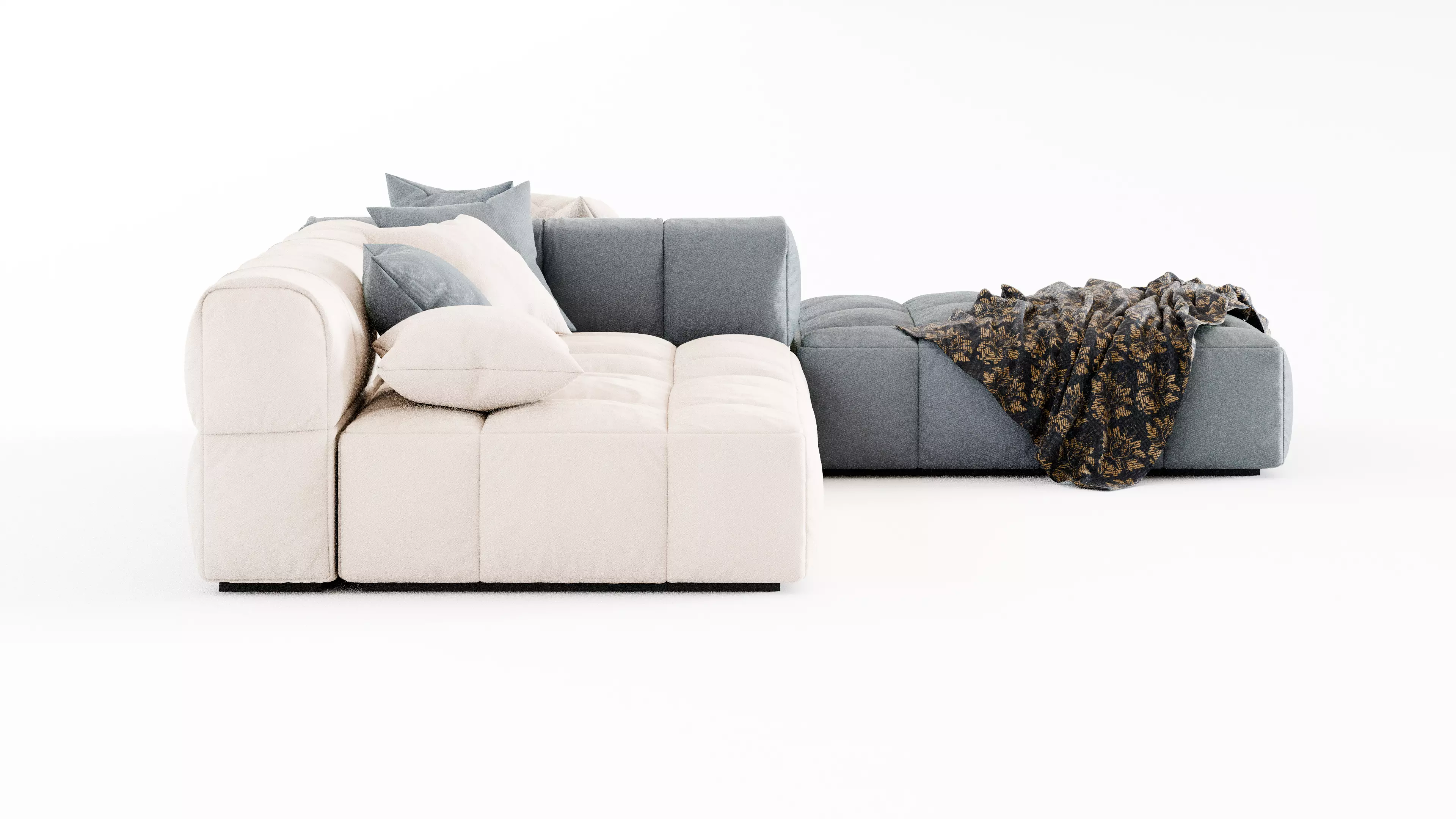 Arflex Strips Sofa 3D model_3