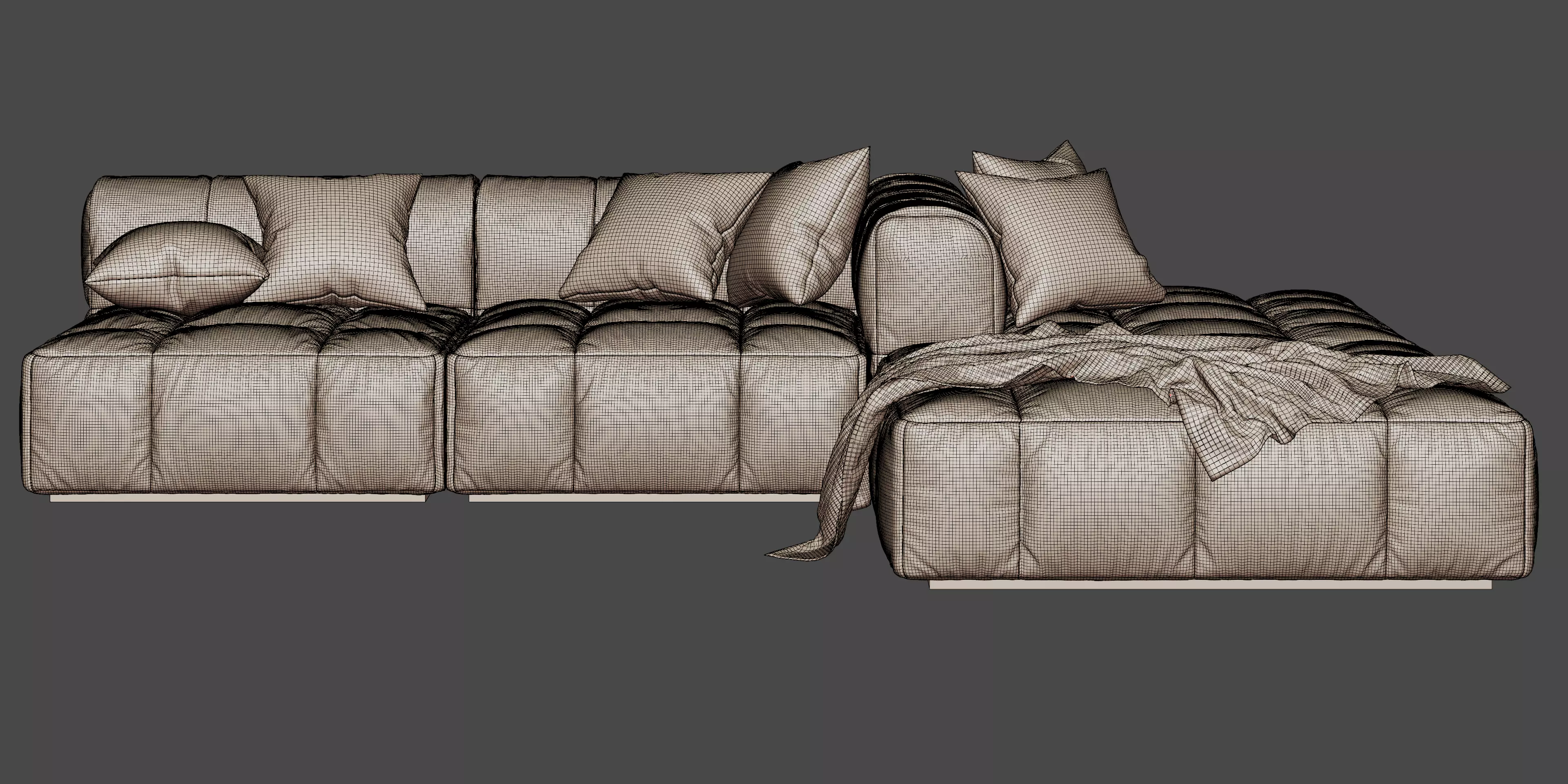 Arflex Strips Sofa 3D model_6