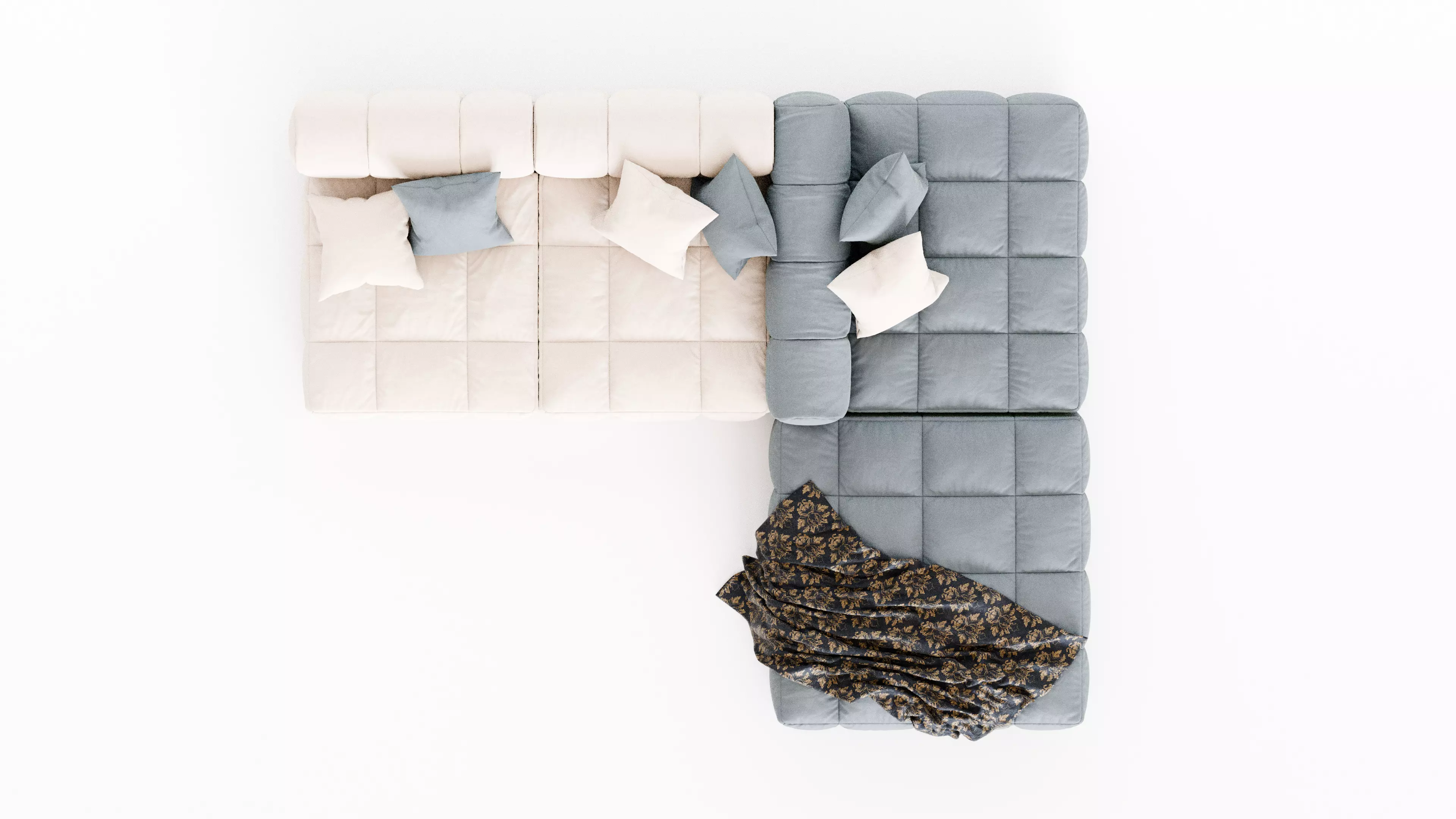 Arflex Strips Sofa 3D model_4