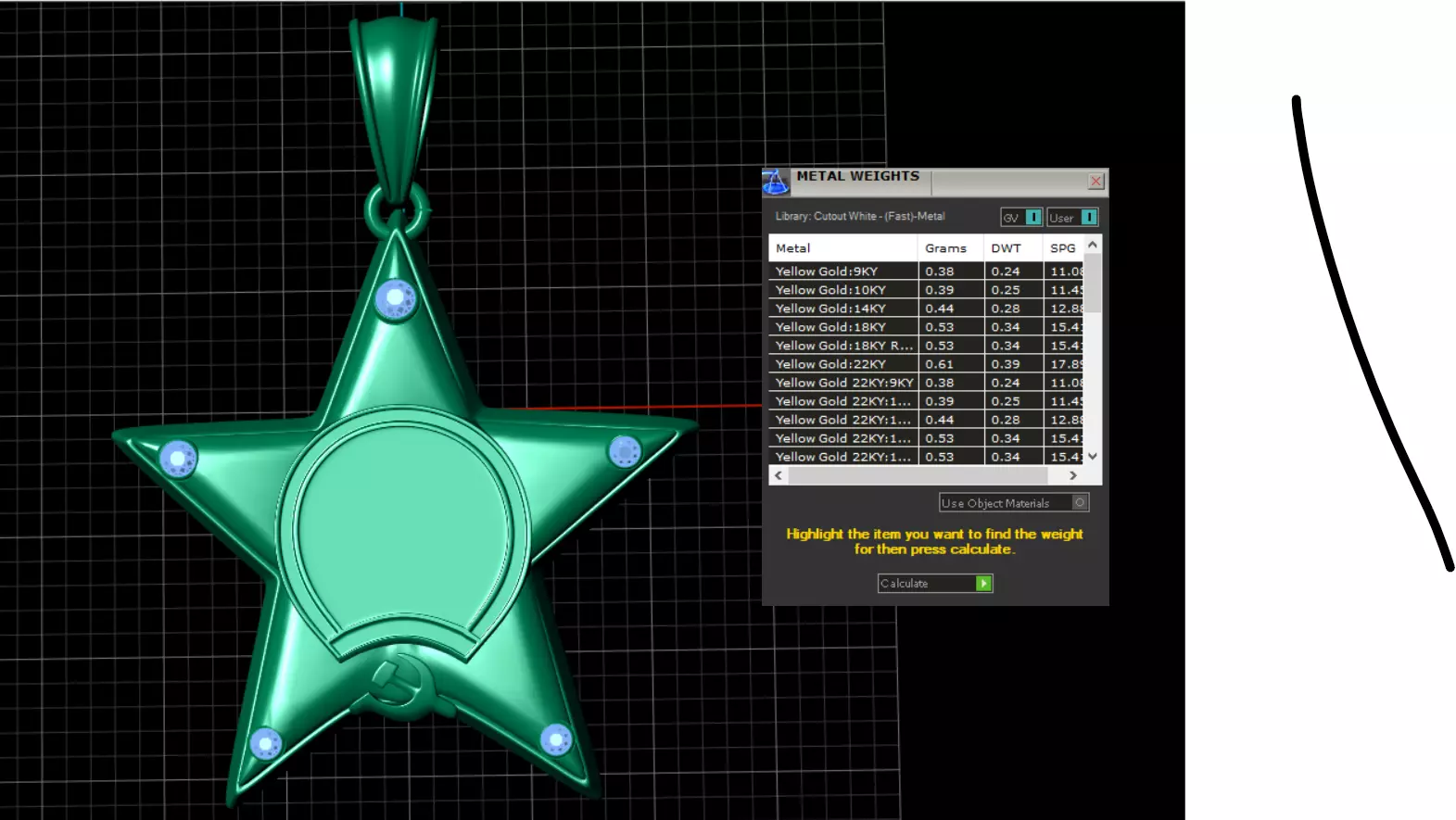 STAR PENDANT 3D PRINTABLE MODEL 3D print model_7
