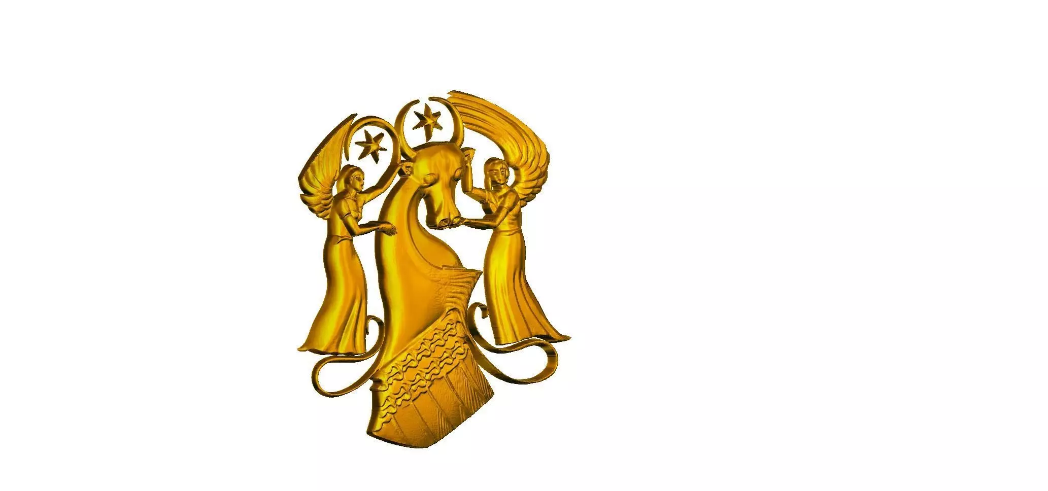 Moldovan Coat of Arms 3D print model_0