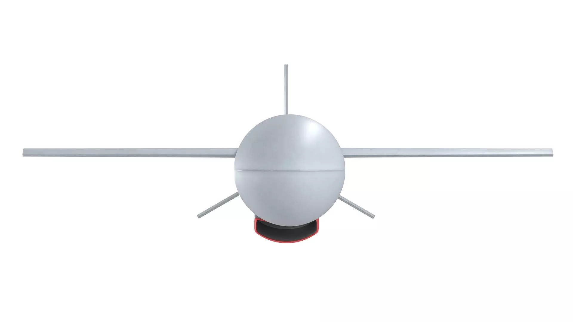 Tomahawk Land Attack Cruise Missile Rocket Block V Low-poly 3D model_9