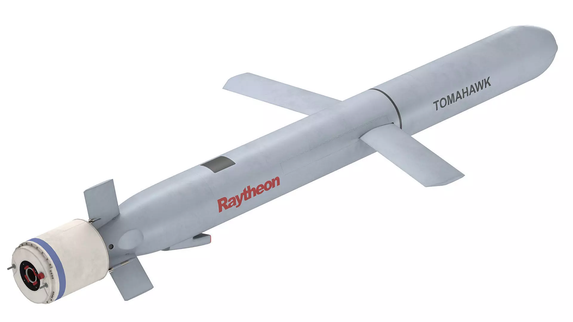 Tomahawk Land Attack Cruise Missile Rocket Block V Low-poly 3D model_4