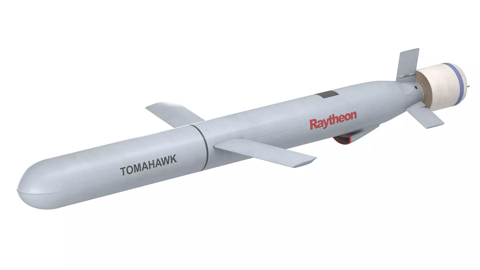 Tomahawk Land Attack Cruise Missile Rocket Block V Low-poly 3D model_6