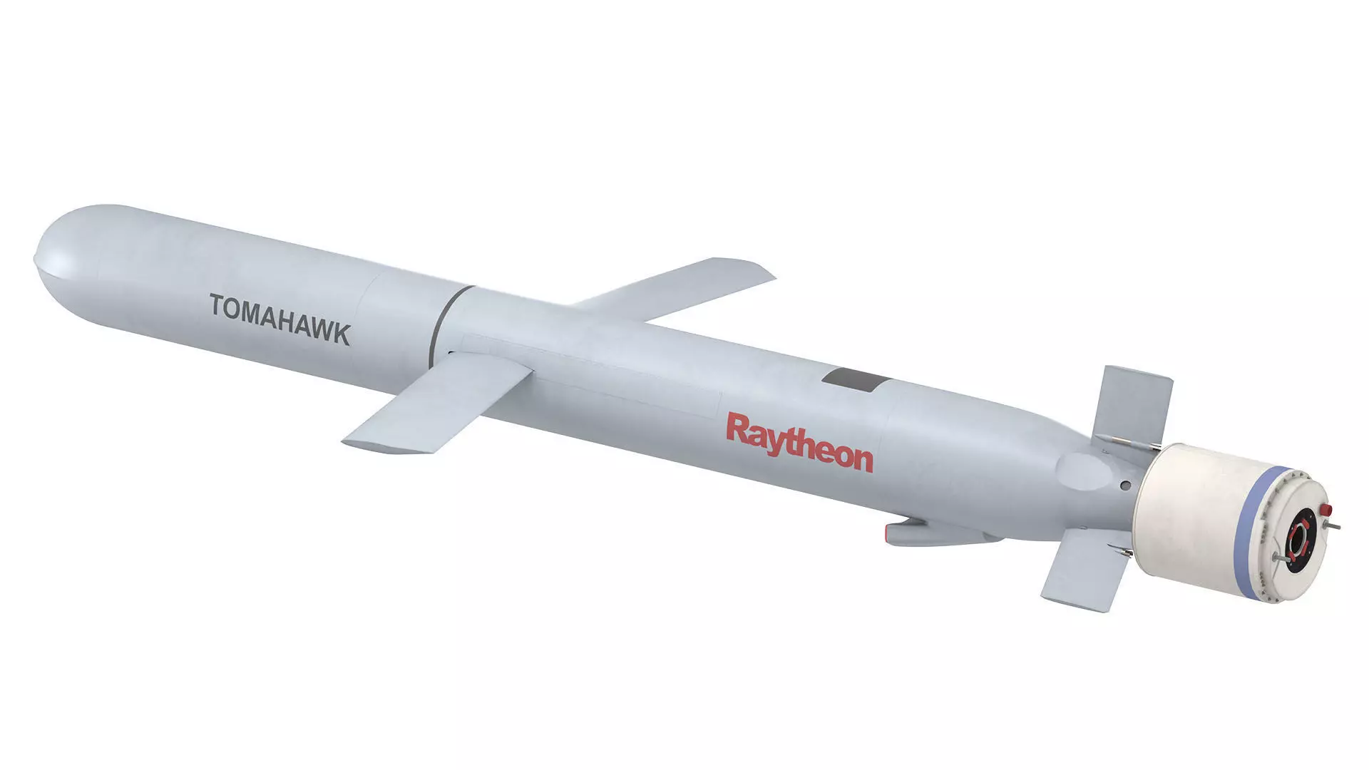 Tomahawk Land Attack Cruise Missile Rocket Block V Low-poly 3D model_5