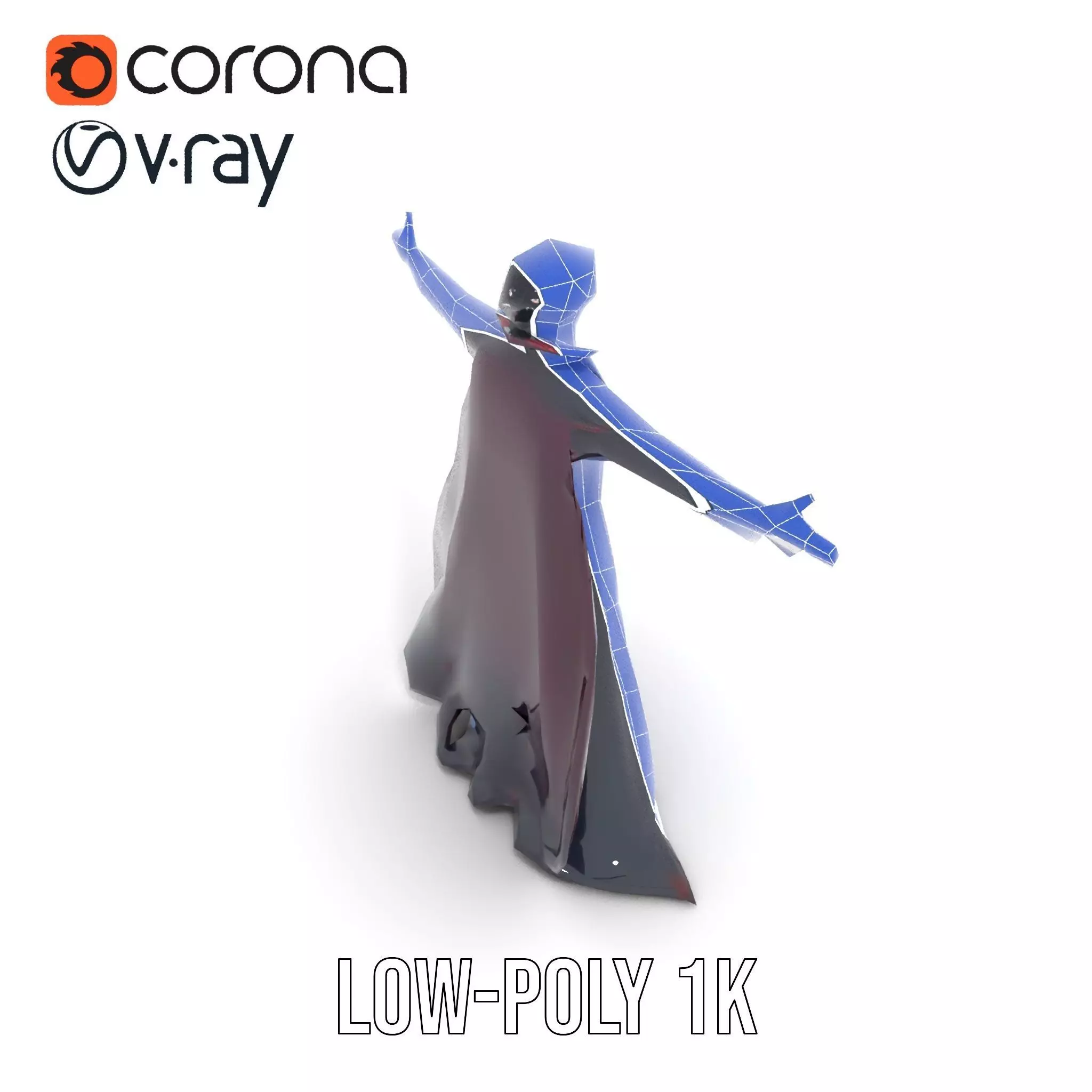 Elegant Vampire Attire model pack Low-poly 3D model_29