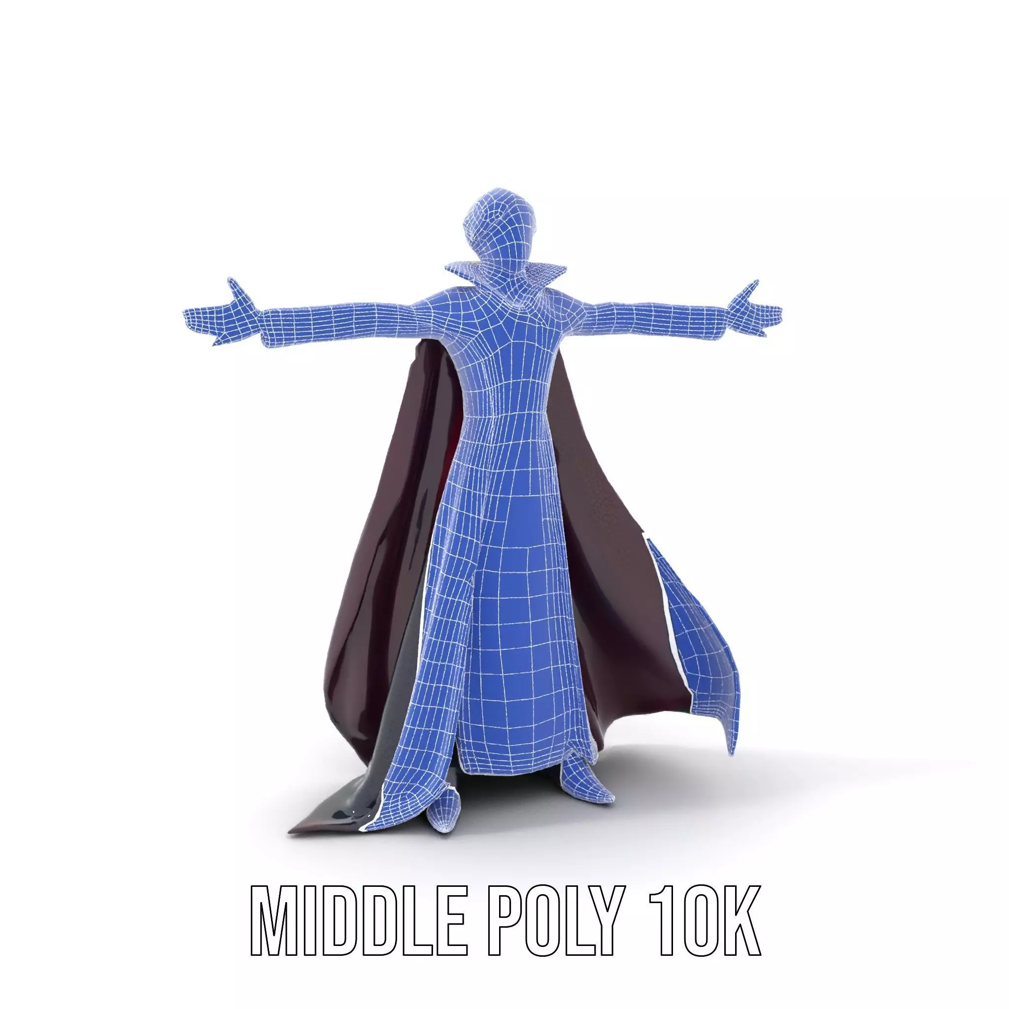 Elegant Vampire Attire model pack Low-poly 3D model_31