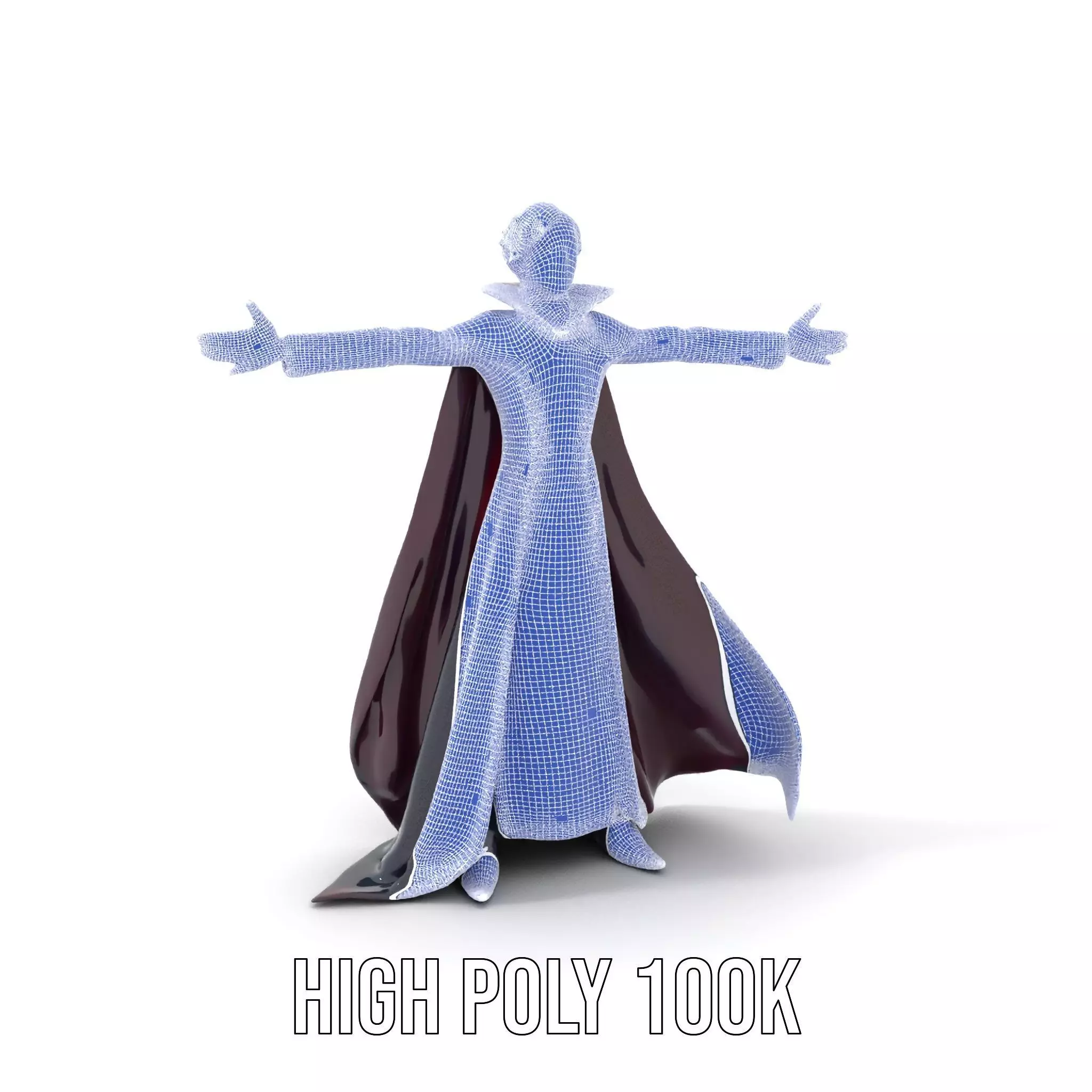 Elegant Vampire Attire model pack Low-poly 3D model_5