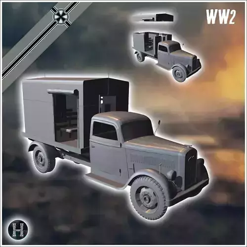Open Blitz command car version 12 - Germany Eastern Western Fron