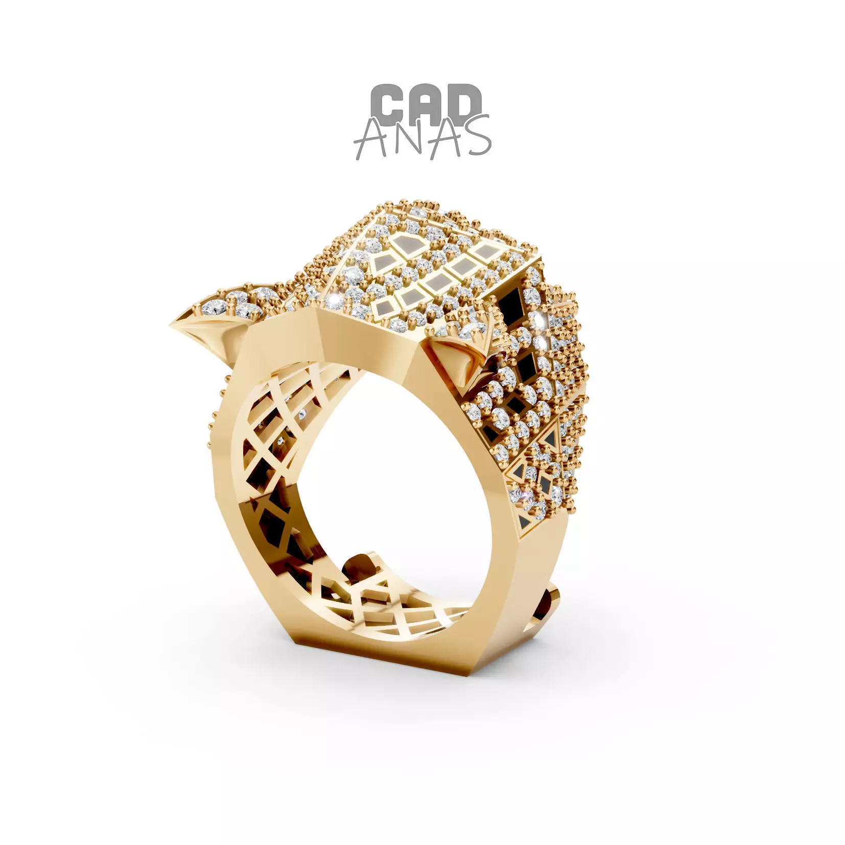 Cartier Ring Free 3D print model_1