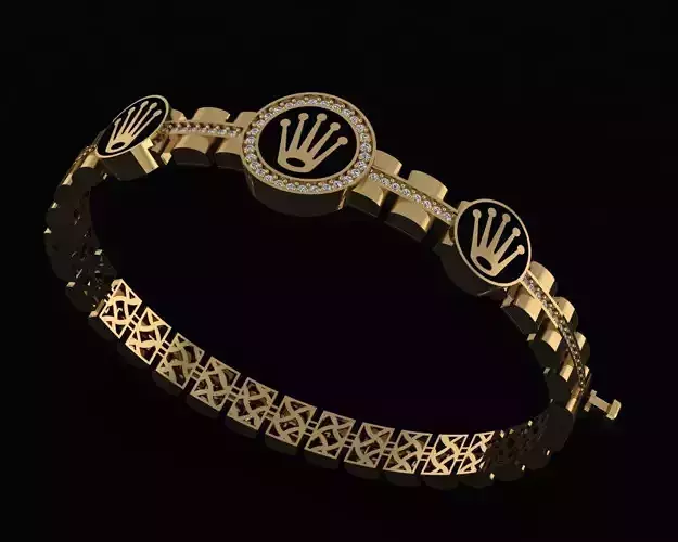 Custom Design Gold Bracelet