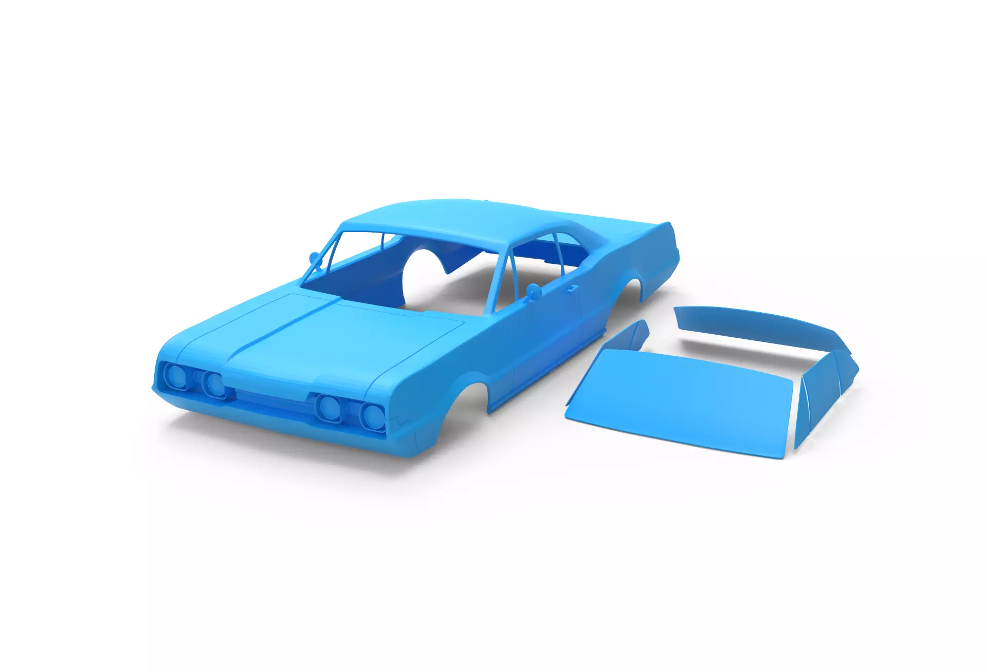 1967 oldsmobile 442 Rc body shell 3D print model