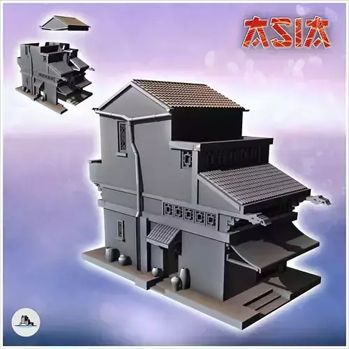 Asian two-storey house with multiple floors 15 - Asian Asia Orie