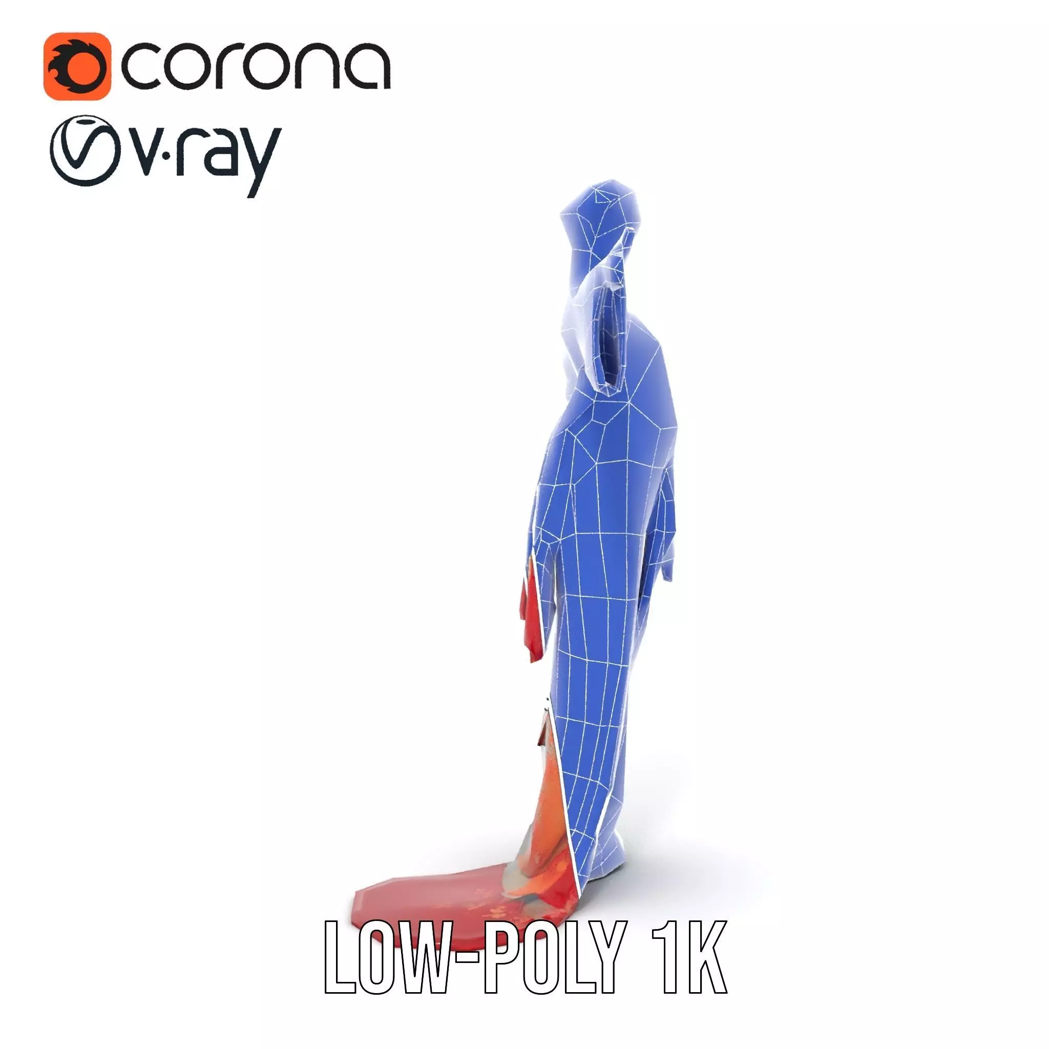 Elegant Kimono Attire model pack Low-poly 3D model_23