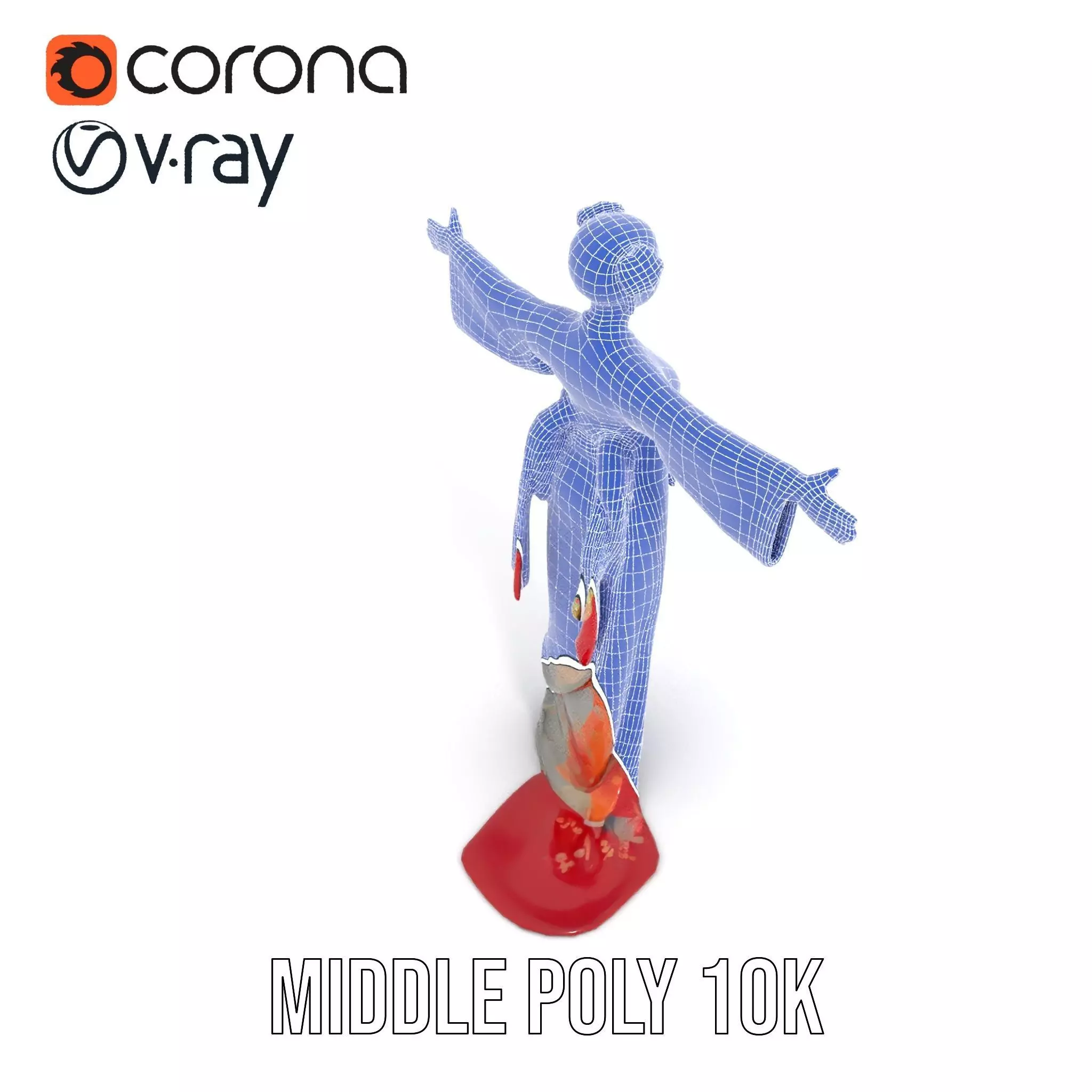 Elegant Kimono Attire model pack Low-poly 3D model_6