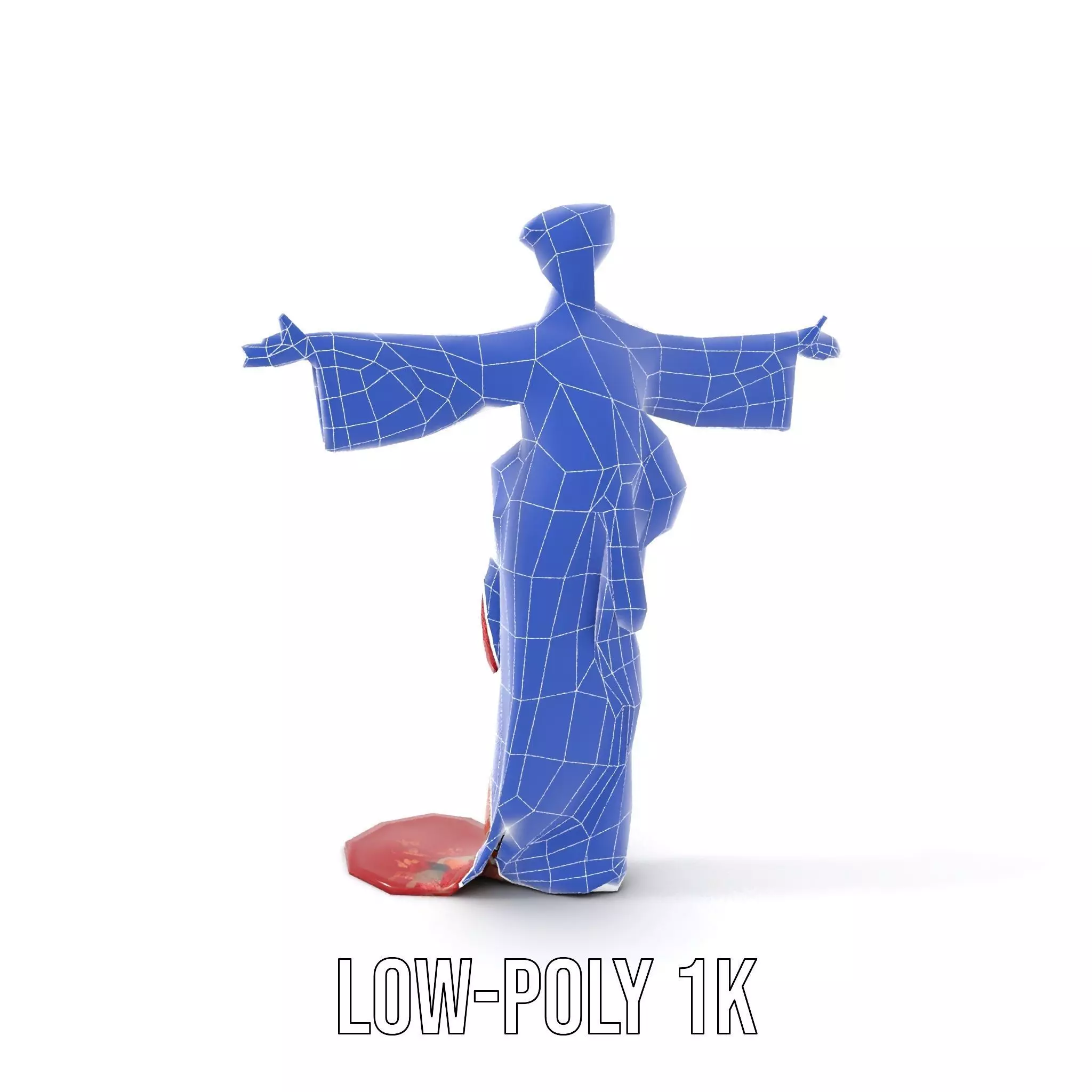 Elegant Kimono Attire model pack Low-poly 3D model_17