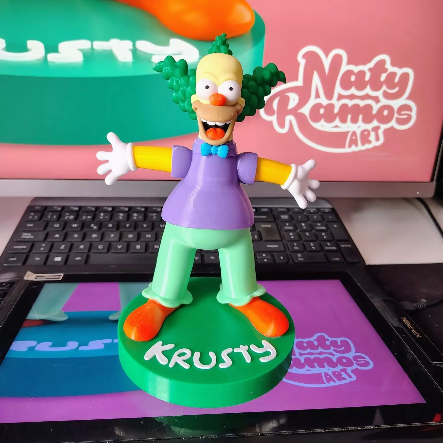 KRUSTY THE CLOWN- THE SIMPSONS 3D print model